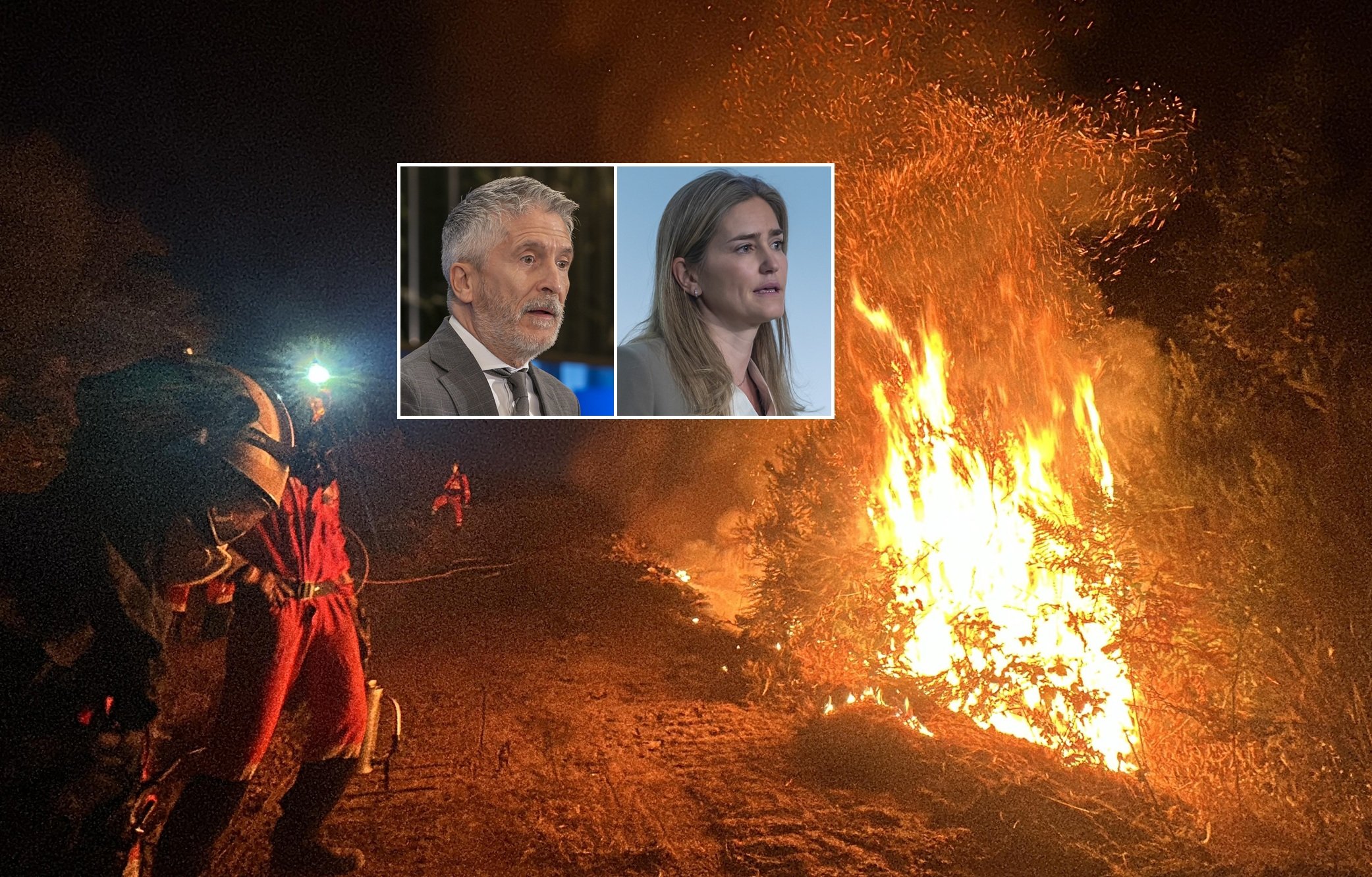 Los incendios alimentan el cinismo del Gobierno, ahora con Marlaska y Aagesen, a cuenta de los que han sido intencionados... Los incendios alimentan el cinismo del Gobierno, ahora con Marlaska y Aagesen, a cuenta de los que han sido intencionados...