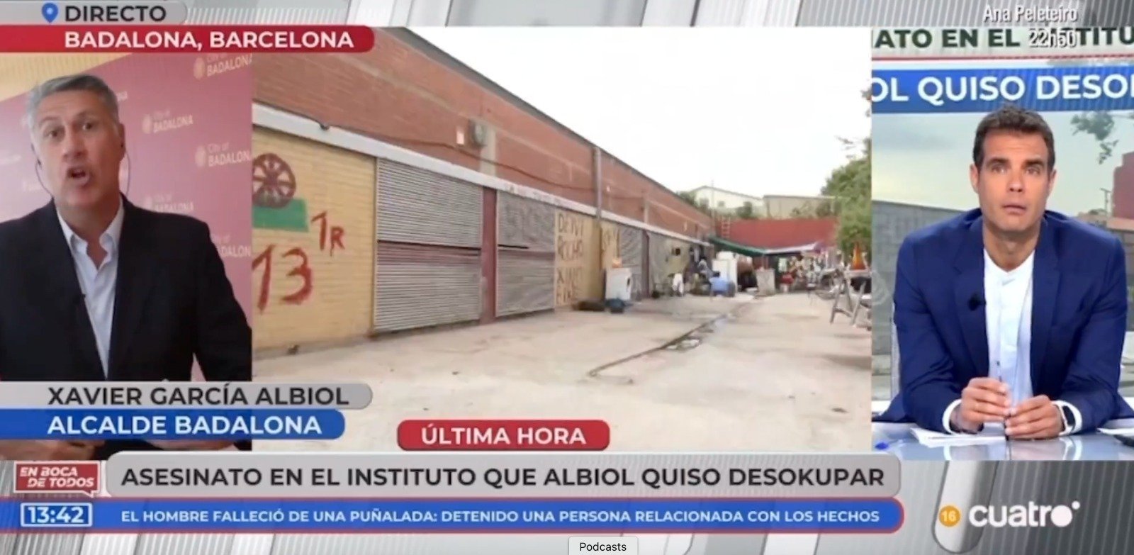 El alcalde de Badalona ha denunciado la situación del edificio okupado por 200 personas