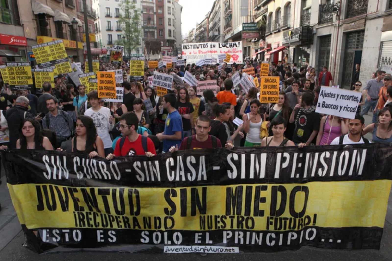 Los jóvenes se están dando cuenta de la estafa