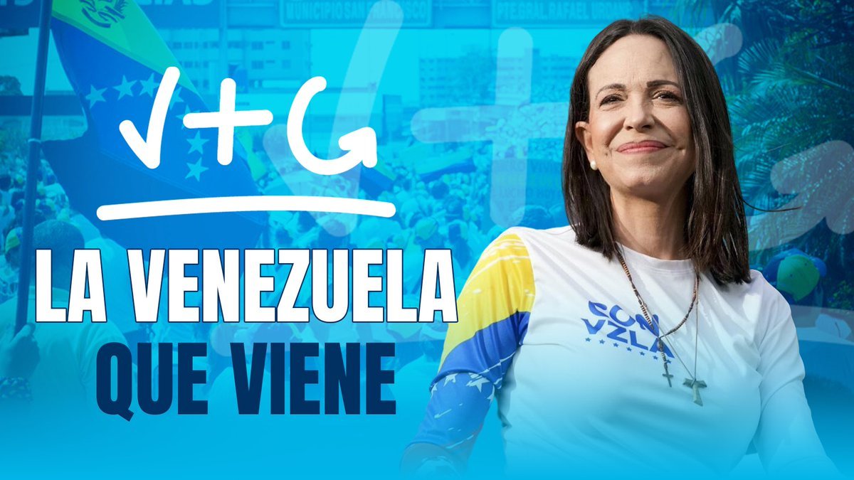 Vente Venezuela, el partido al que pertenece la opositora venezolana María Corina Machado