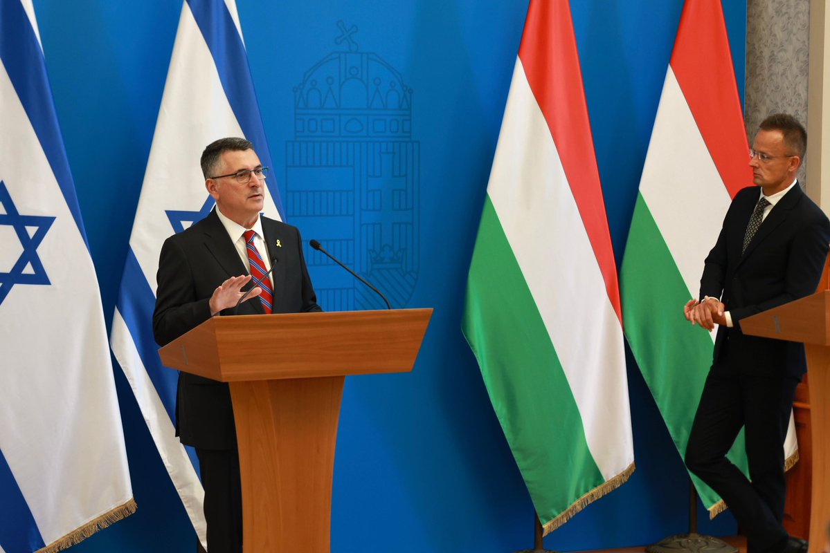 El ministro de Exteriores de Israel, Gideon Saar