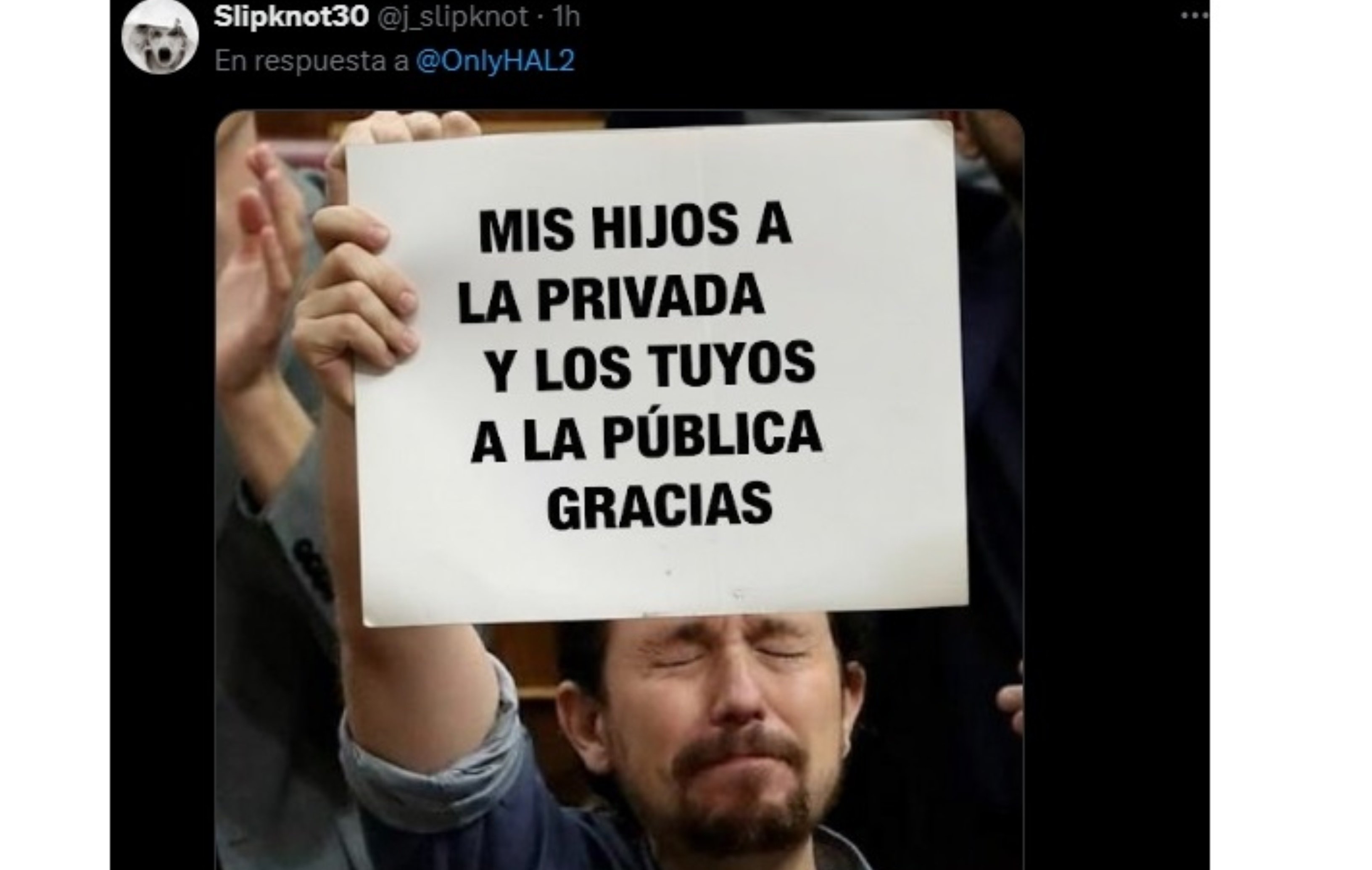 ¡Viva la escuela pública! pero Pablo lleva a sus hijos a la privada ¡Viva la escuela pública! pero Pablo lleva a sus hijos a la privada
