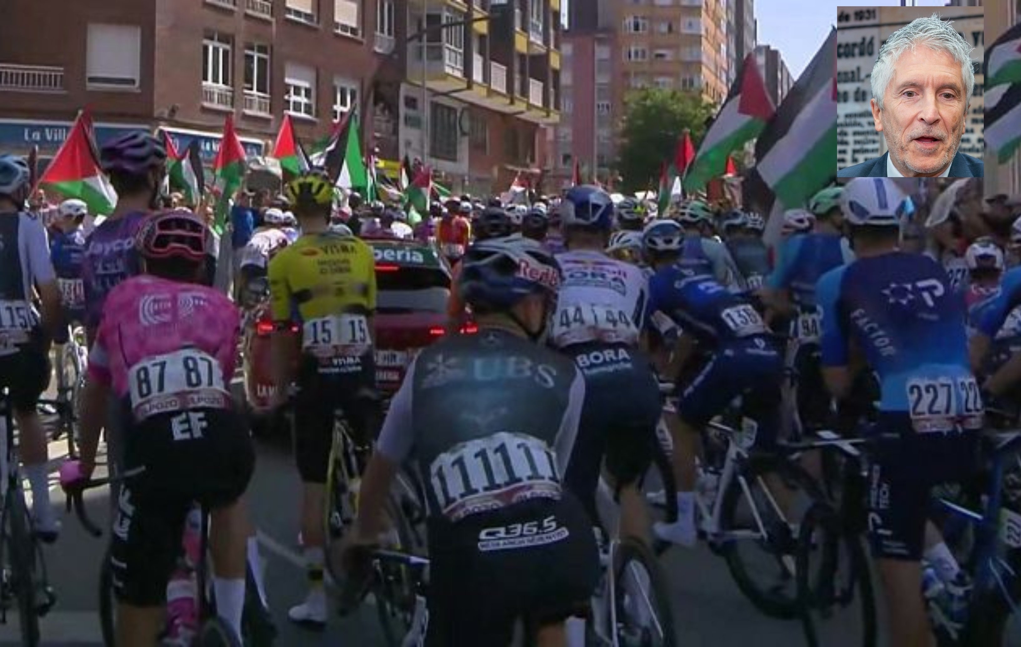 Marlaska asegura que solucionar los incidentes de la Vuelta Ciclista a España es cosa de la dirección de la Vuelta