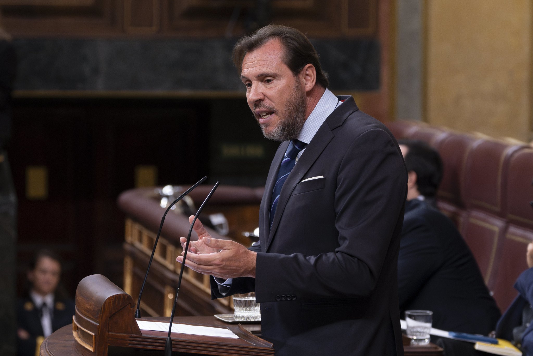 El ministro Puente extiende su caradura ante el creciente caos ferroviario / Foto: Pablo Moreno