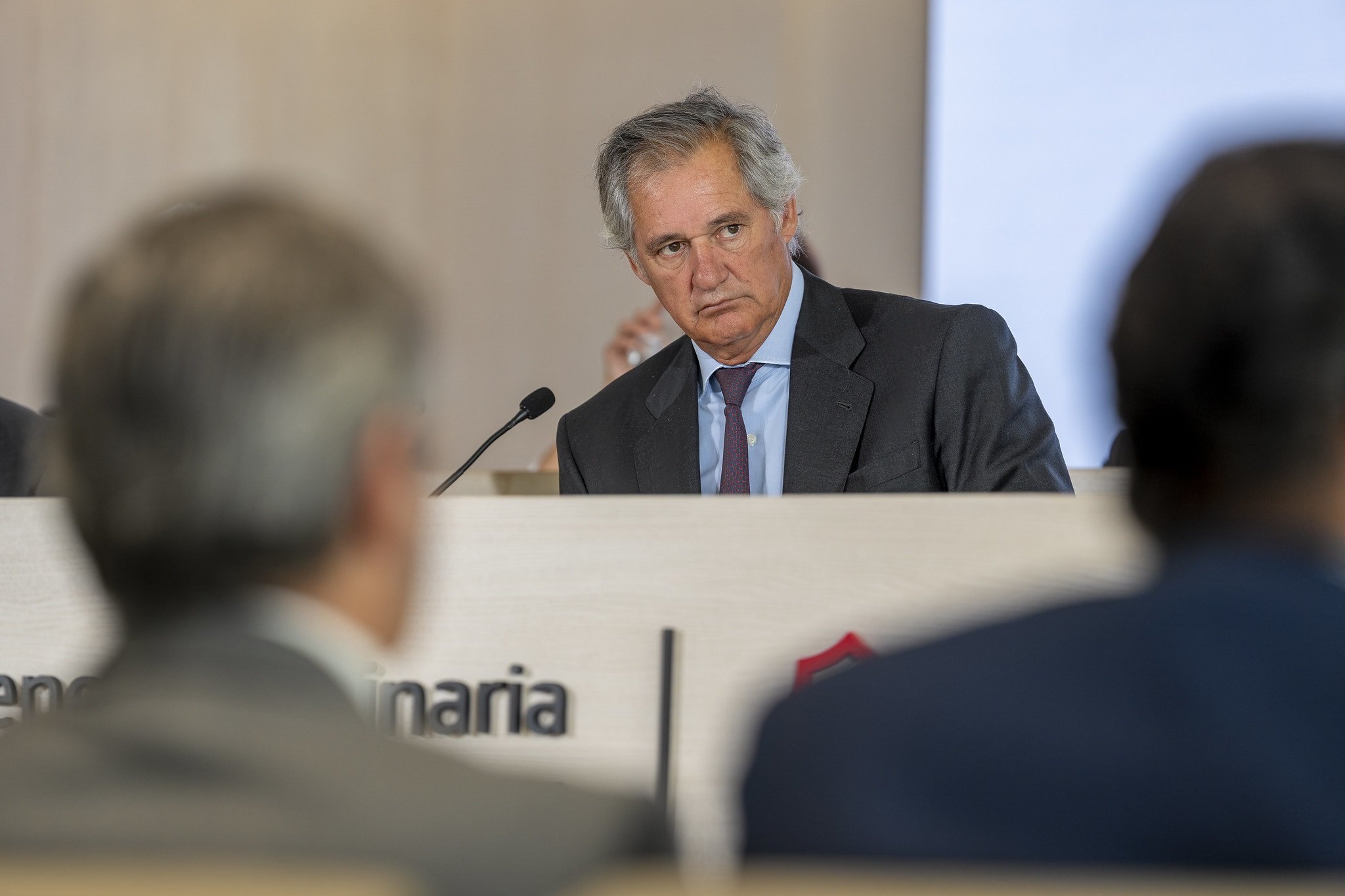 José Manuel Entrecanales durante la Junta de Accionistas ,en junio pasado / Foto: Pablo Moreno