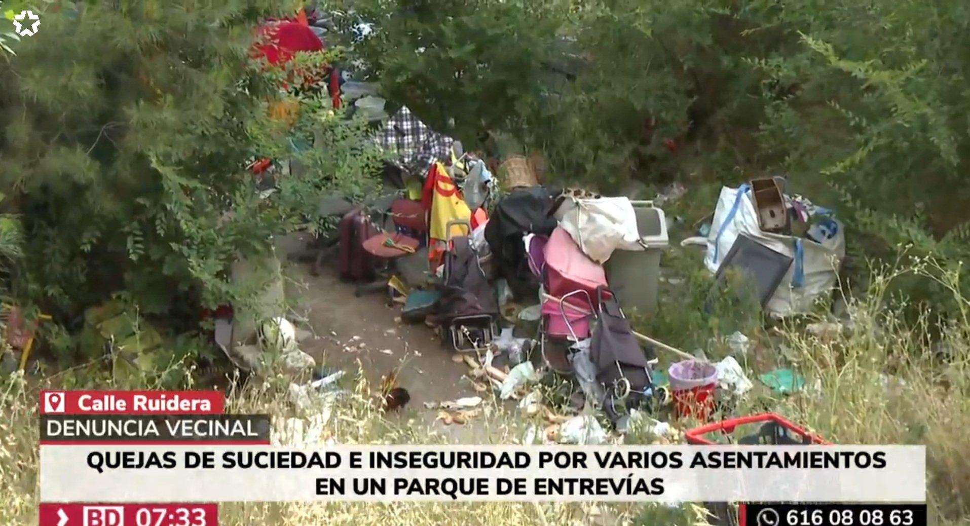 Telemadrid se dirige a la zona donde los vecinos están hartos porque un grupo de okupas disfruta de luz y gas gratuitos a costa de los propietarios y del Ayuntamiento
