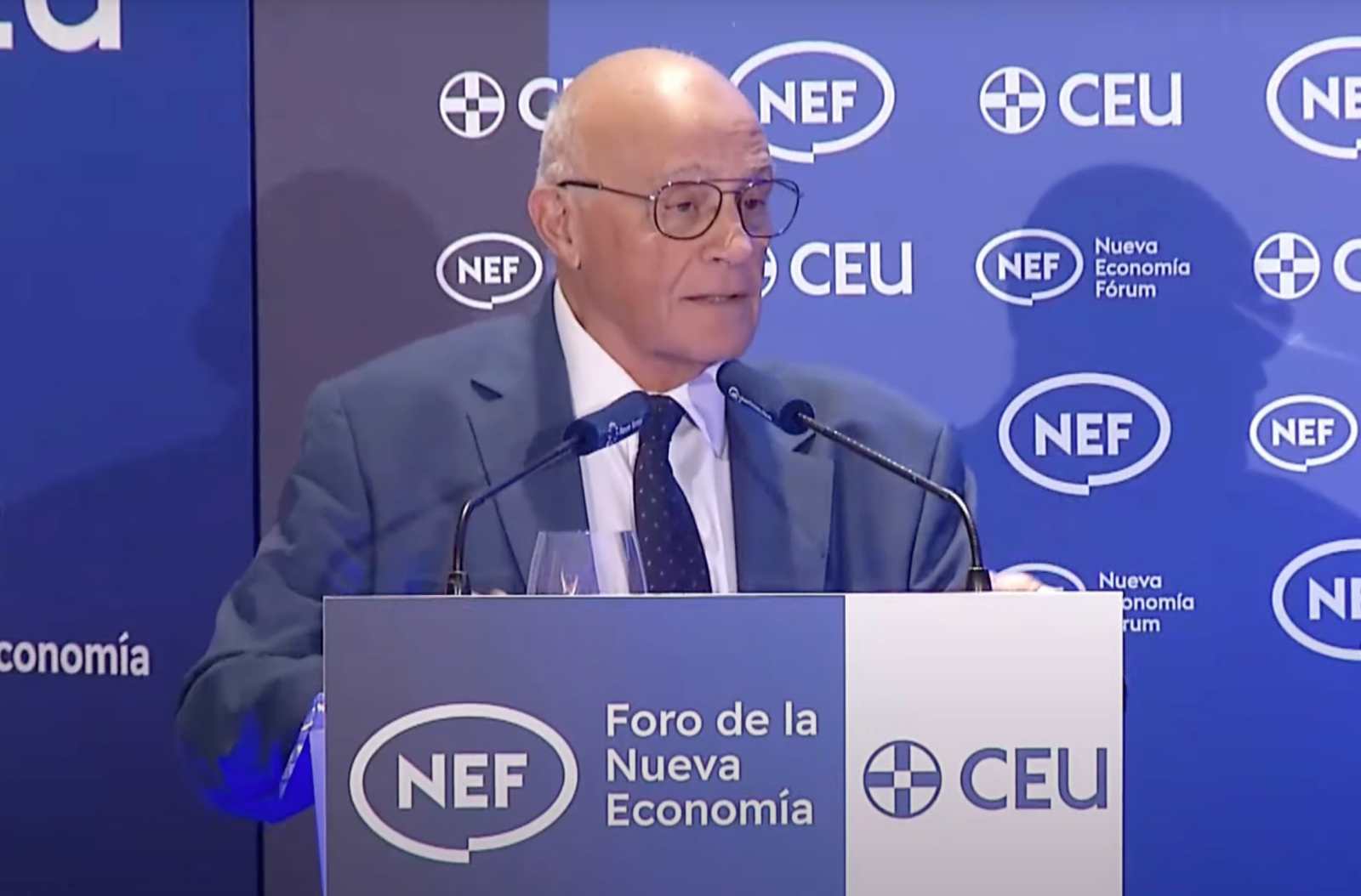 Josep Oliu, presidente del Sabadell, durante el desayuno informativo Josep Oliu, presidente del Sabadell, durante el desayuno informativo