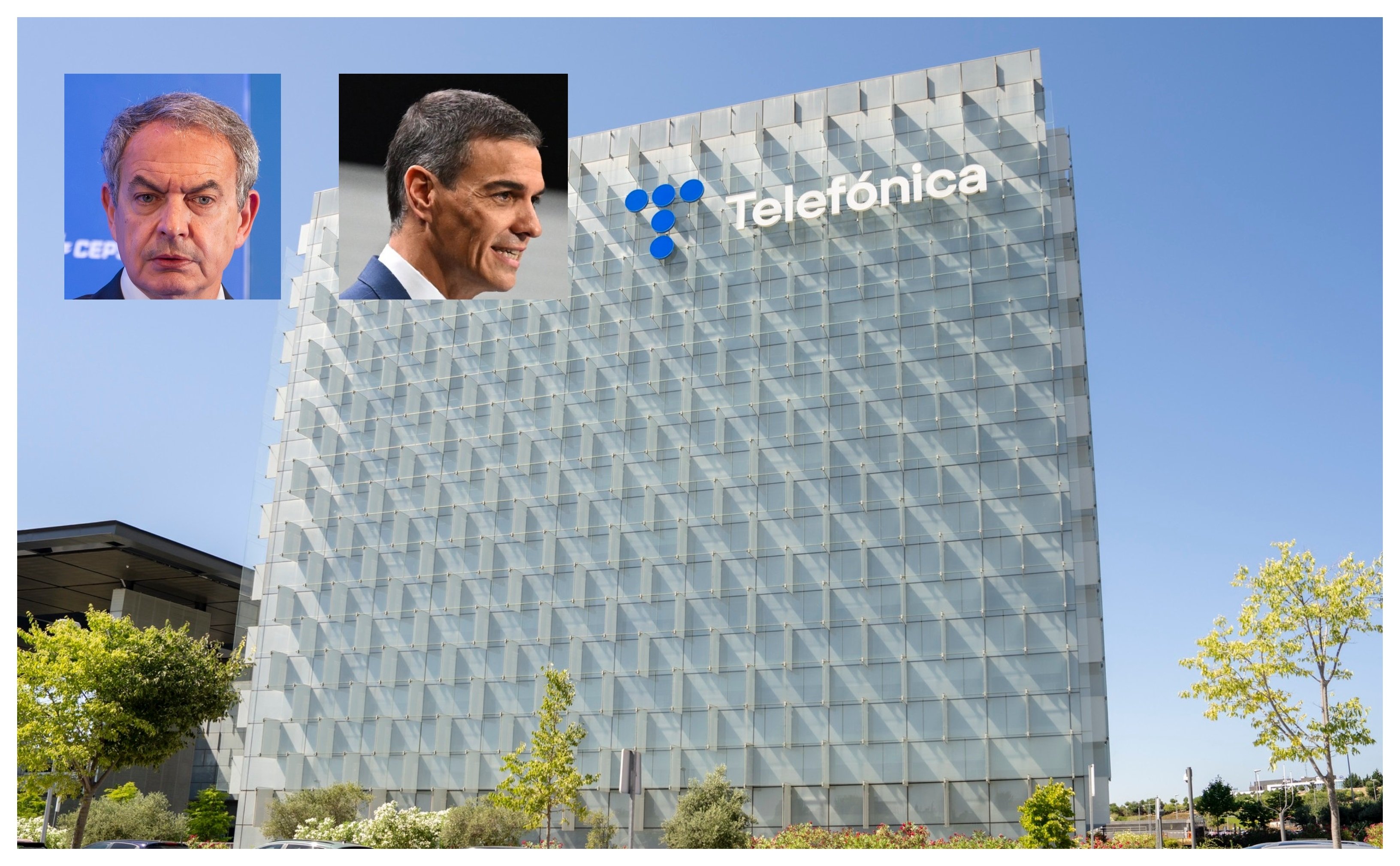 Zapatero y Sánchez, las rémoras de Telefónica Zapatero y Sánchez, las rémoras de Telefónica