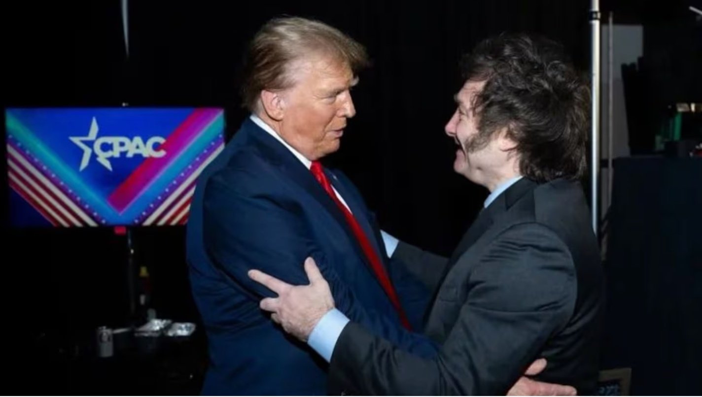 Buena sintonía entre Javier Milei y Donald Trump Buena sintonía entre Javier Milei y Donald Trump