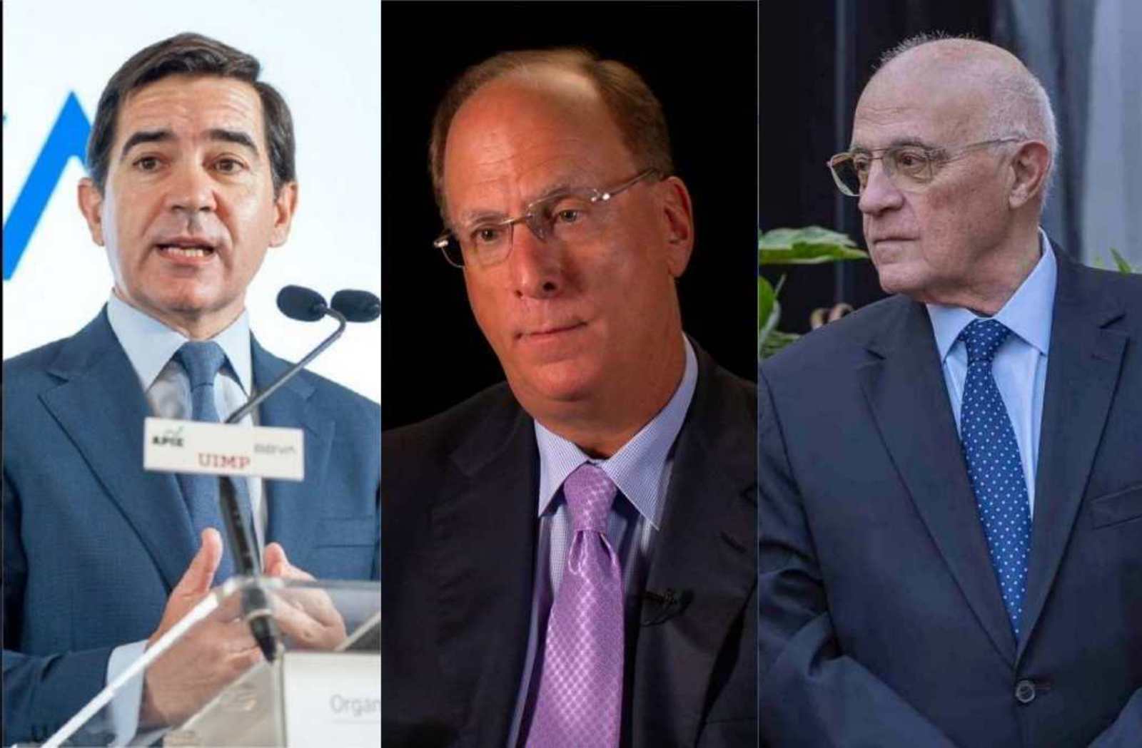 Carlos Torres y Josep Oliu, pendientes de lo que haga Larry Fink con el 7% del Sabadell que tiene Blackrock Carlos Torres y Josep Oliu, pendientes de lo que haga Larry Fink con el 7% del Sabadell que tiene Blackrock