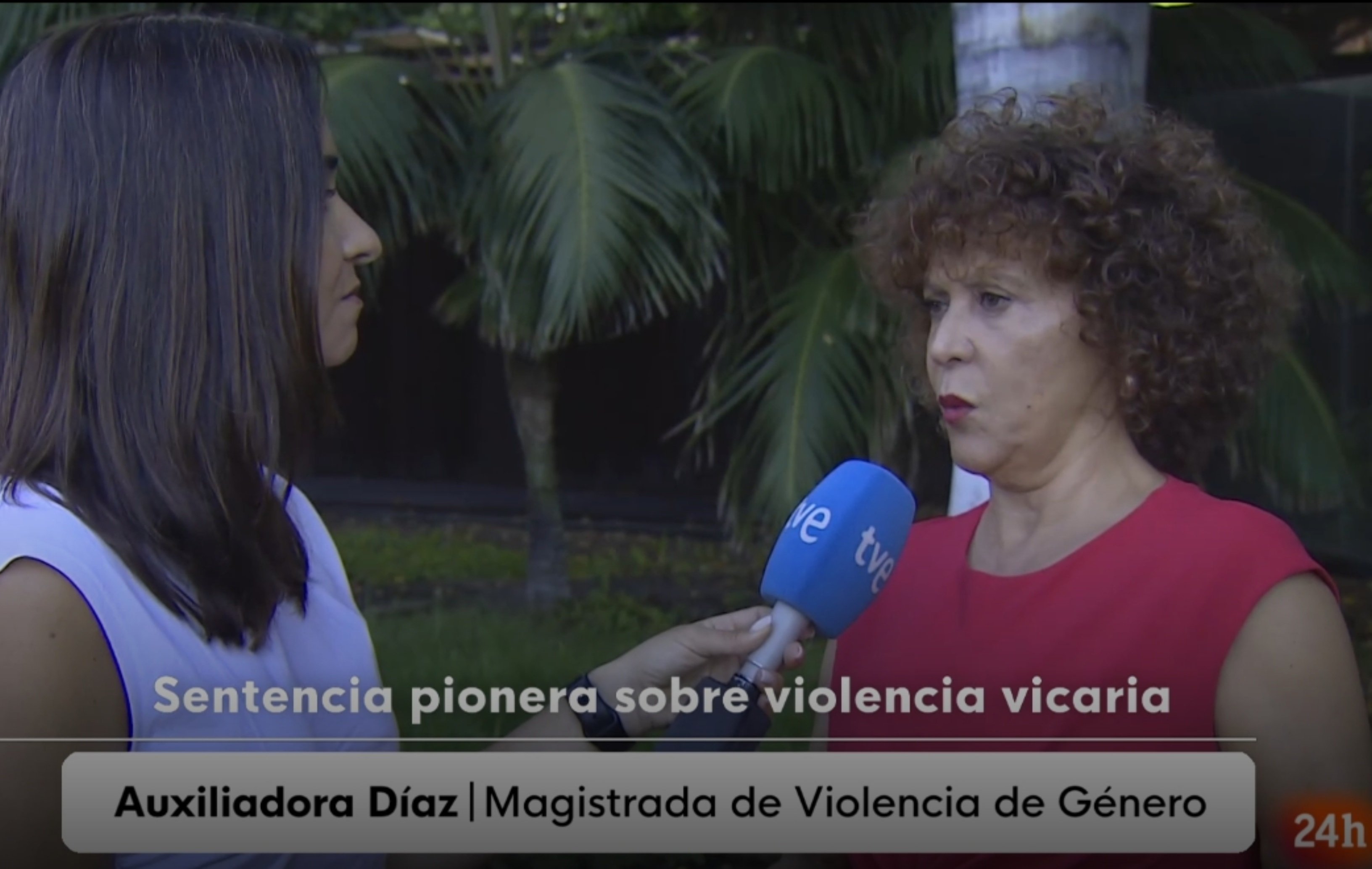 La magistrada Auxiliadora Díaz explica, ella misma ante las cámaras de RTVE, como se vincula el maltrato animal con un delito de maltrato psicológico a la mujer La magistrada Auxiliadora Díaz explica, ella misma ante las cámaras de RTVE, como se vincula el maltrato animal con un delito de maltrato psicológico a la mujer