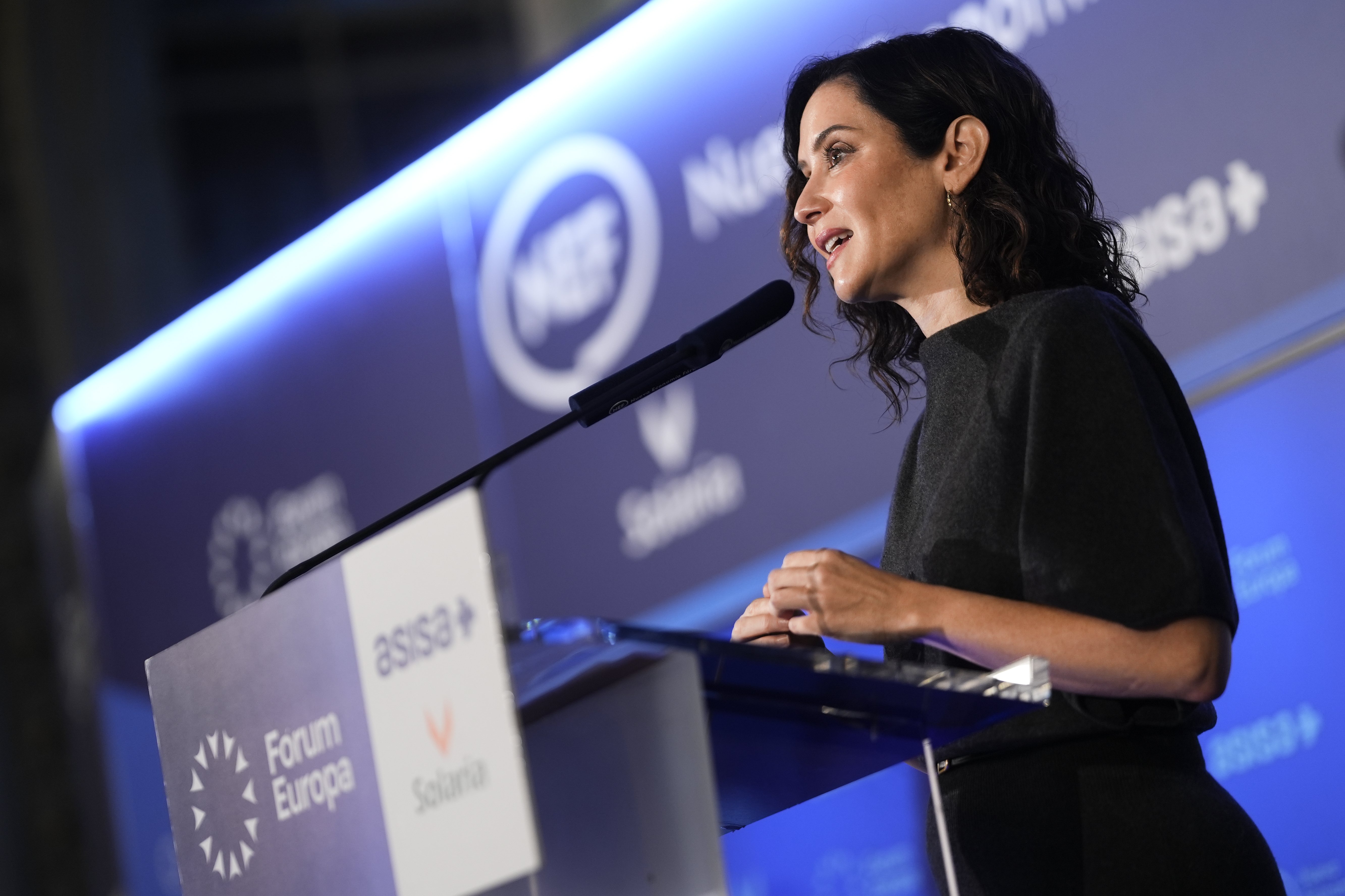 Isabel Díaz Ayuso en el encuentro de Nueva Economía Fórum / Foto: Comunidad de Madrid