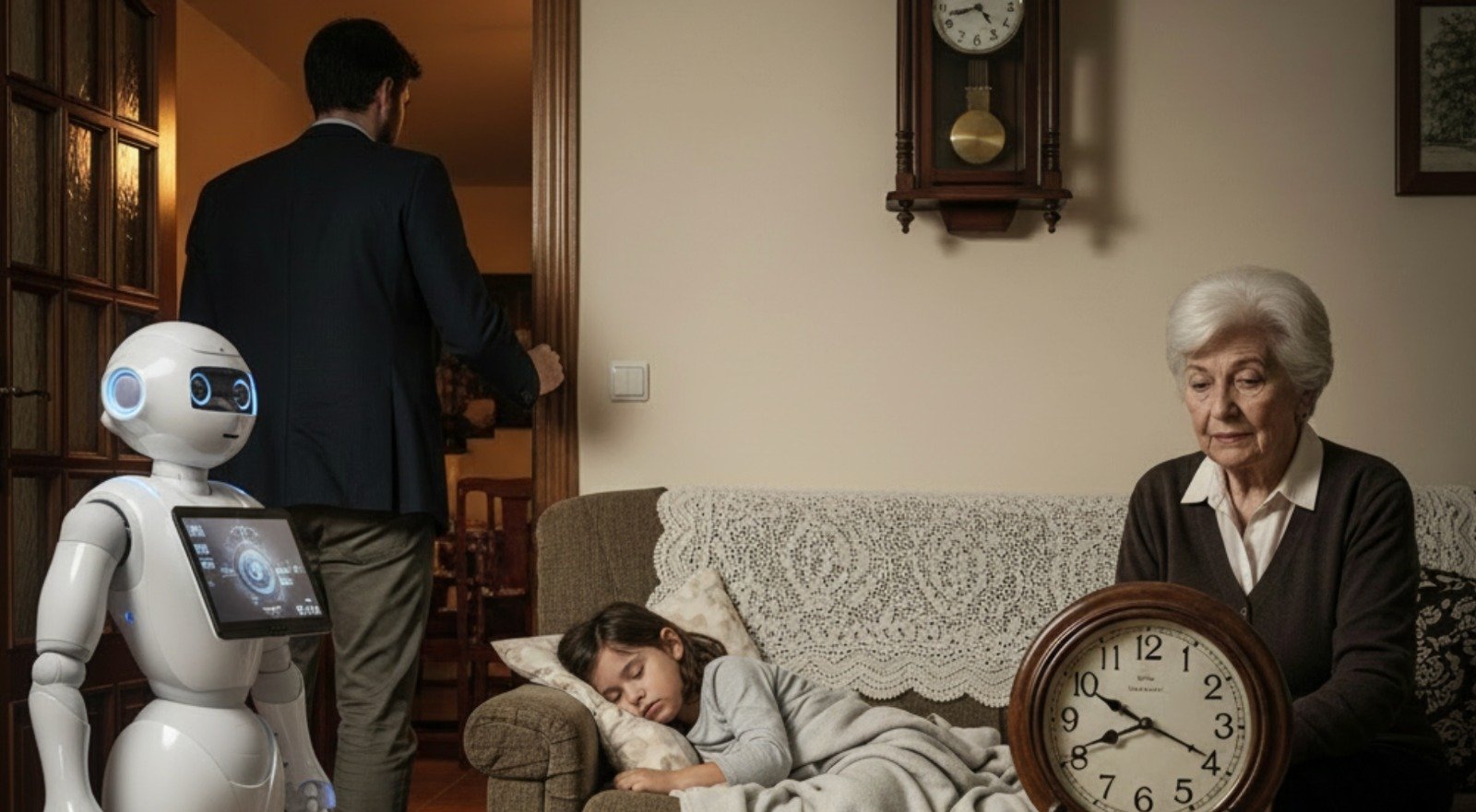 España seguirá siendo un país de abuelos que cuidan a sus nietos y de padres que apenas tienen tiempo para ellos, con jornadas extenuantes para sus descendientes y una carencia de natalidad suplida por migrantes