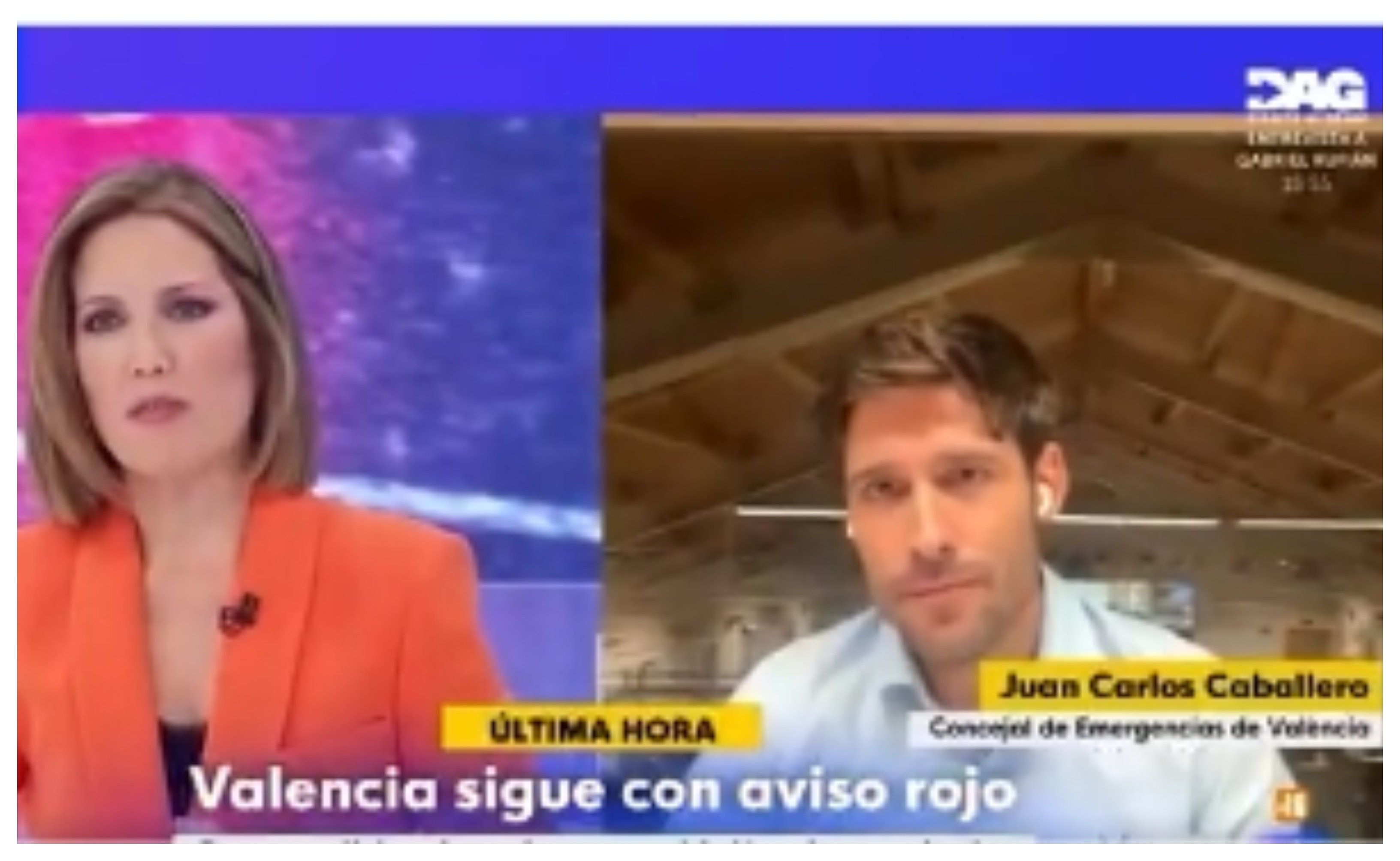  Zasca del concejal de emergencias de Valencia a Silvia Intxaurrondo:"La televisión pública está para que los ciudadanos puedan estar informados..."