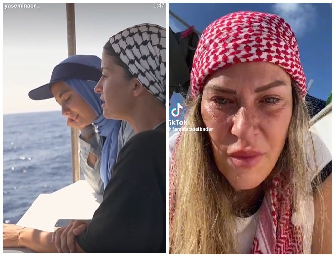 Ya sabemos que lo que realmente preocupa y obsesiona a Netanyahu es la Flotilla, los flotillos se despiden de sus seres queridos. Como la 'Barbie Flotilla' que le manda un vídeo a toda su familia por si no los puede volver a ver