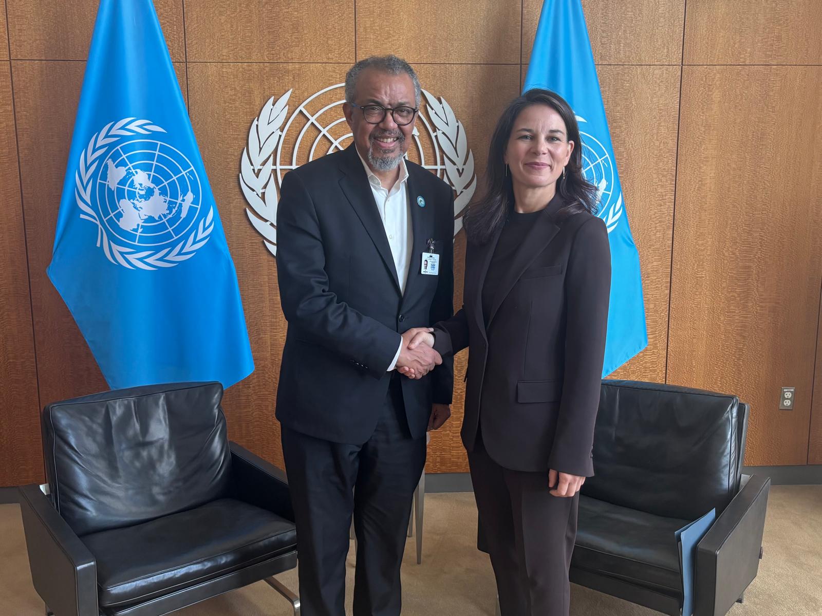 Annalena Baerbock formará un gran equipo con el abortero Tedros, de eso no hay duda