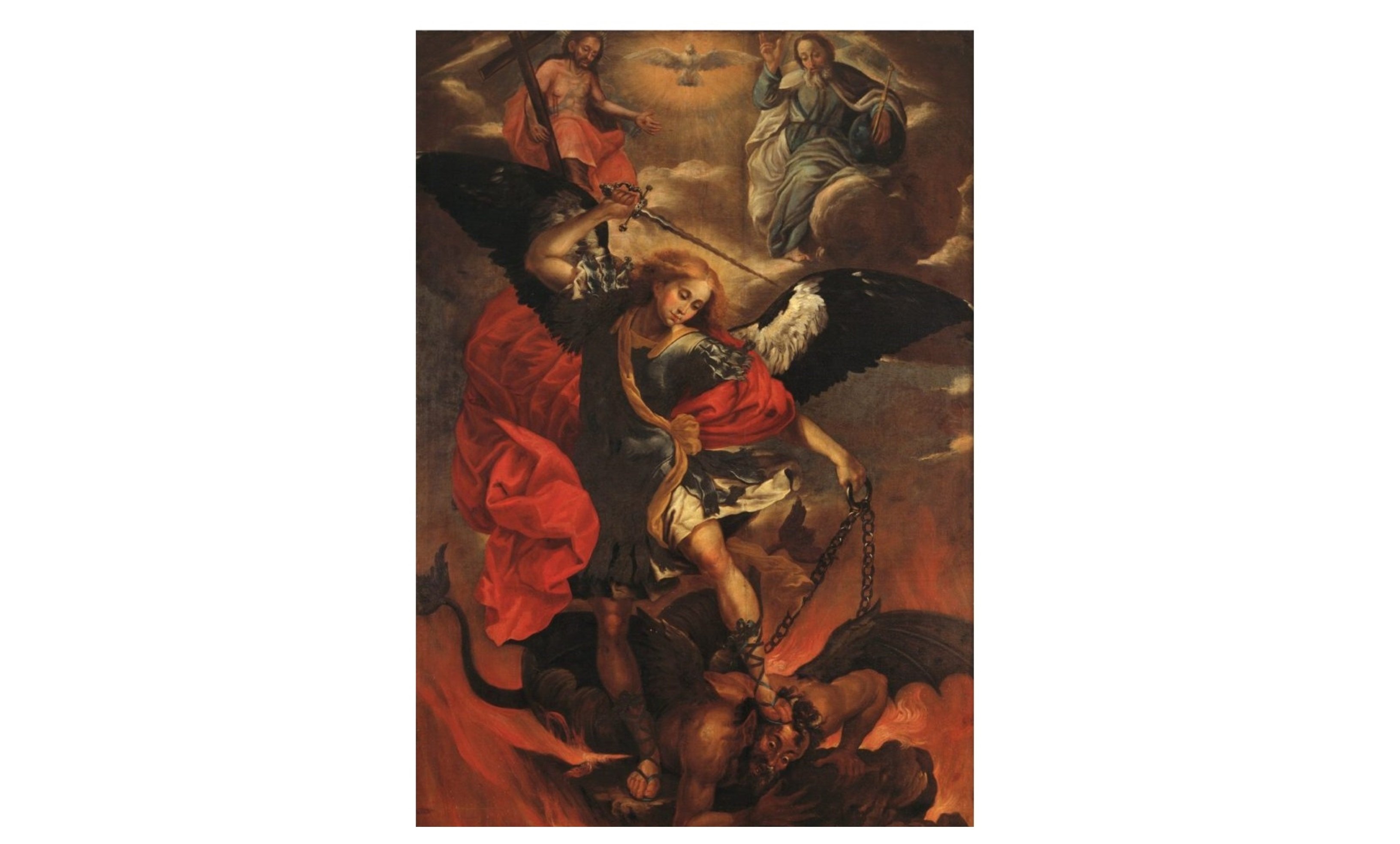 Trump recoge la oración de San Miguel Arcángel: ¡Bien! Trump recoge la oración de San Miguel Arcángel: ¡Bien!