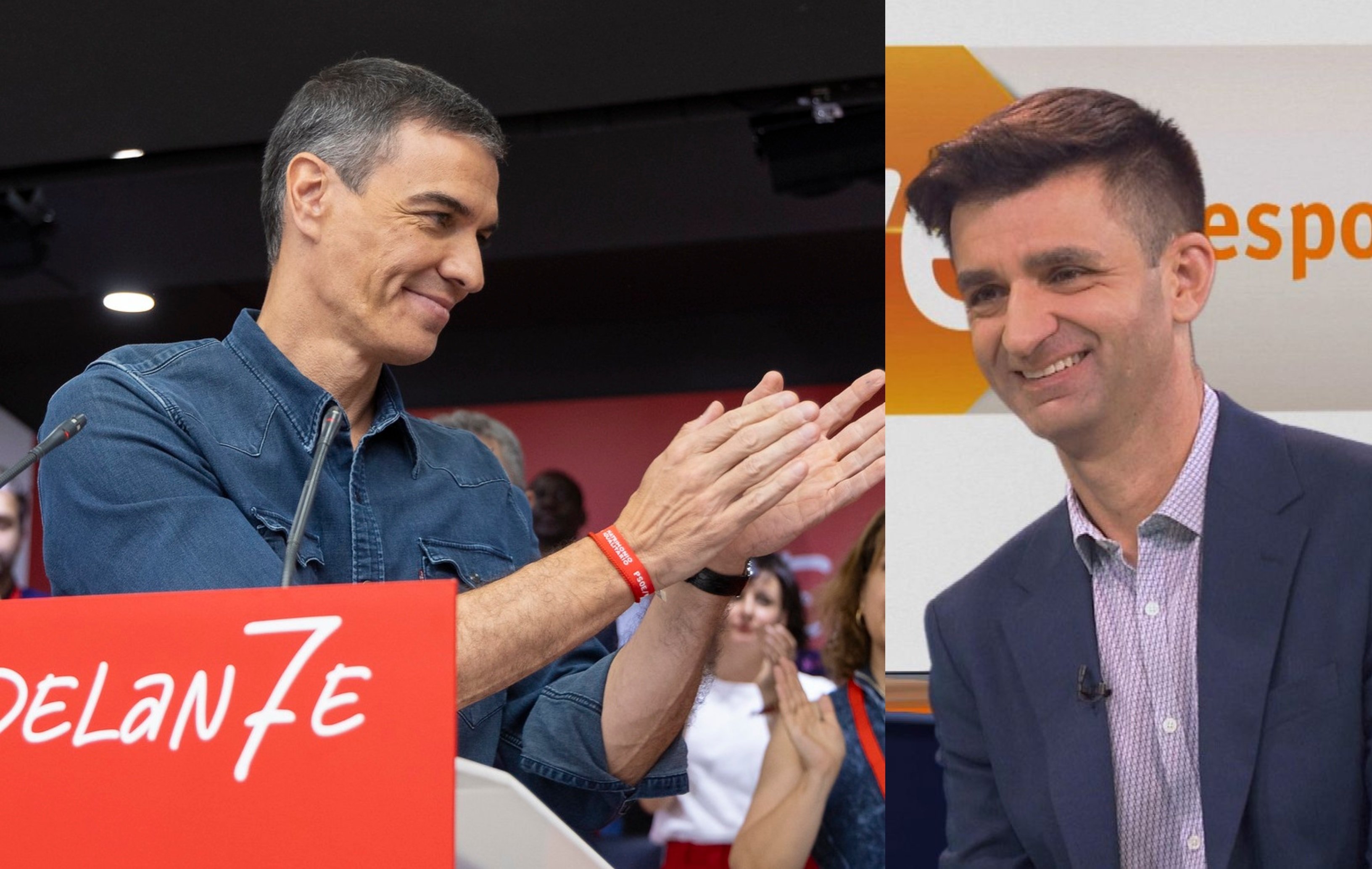 Pedro, feliz con José Pablo Pedro, feliz con José Pablo