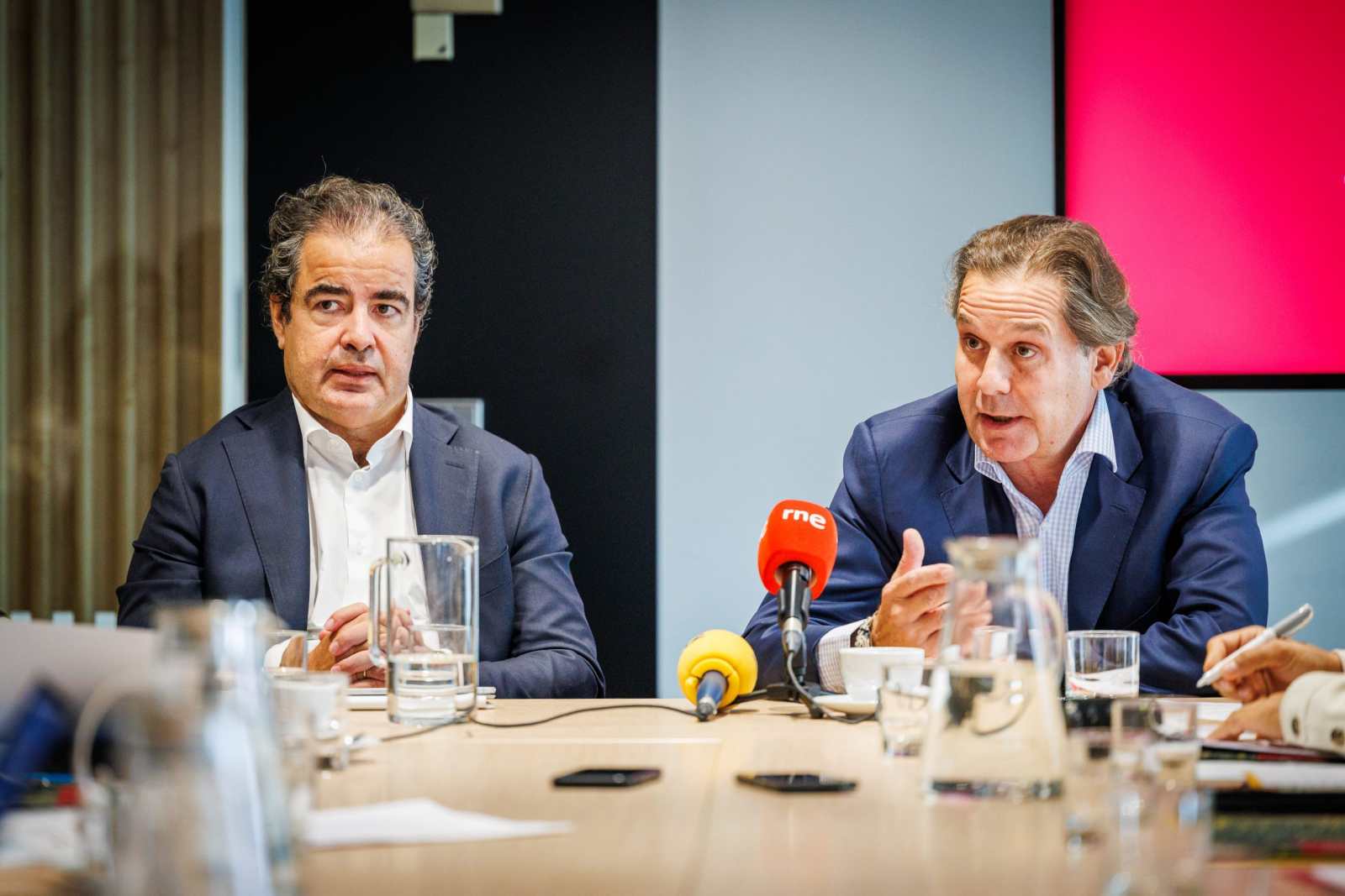 Ignacio Rivera presidente IEF e Ignacio Marcos socio McKinsey