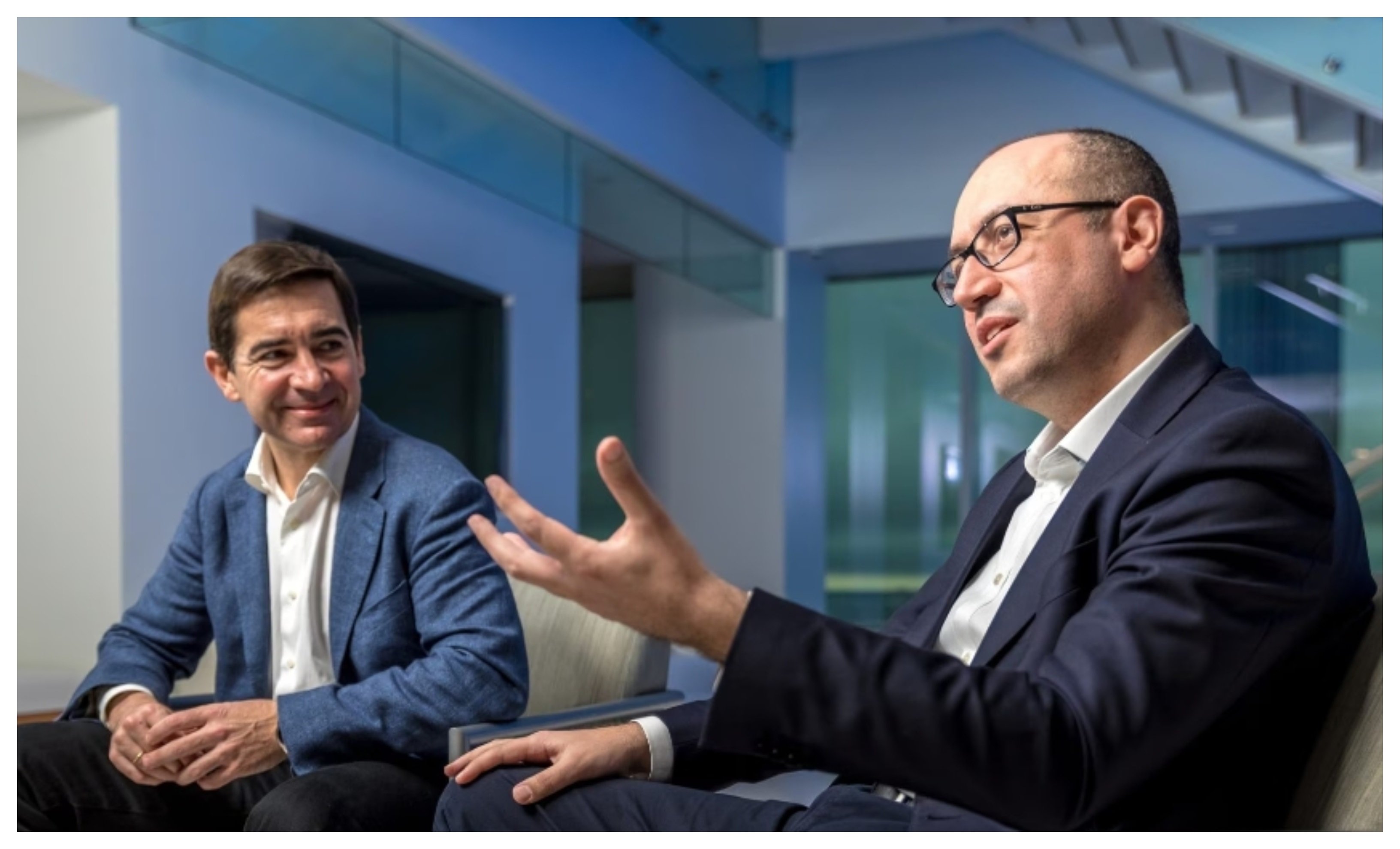El presidente del BBVA, Carlos Torres, y el consejero delegado, Onur Genç, están dispuestos a llegar hasta el final con tal de mantener sus cargos El presidente del BBVA, Carlos Torres, y el consejero delegado, Onur Genç, están dispuestos a llegar hasta el final con tal de mantener sus cargos