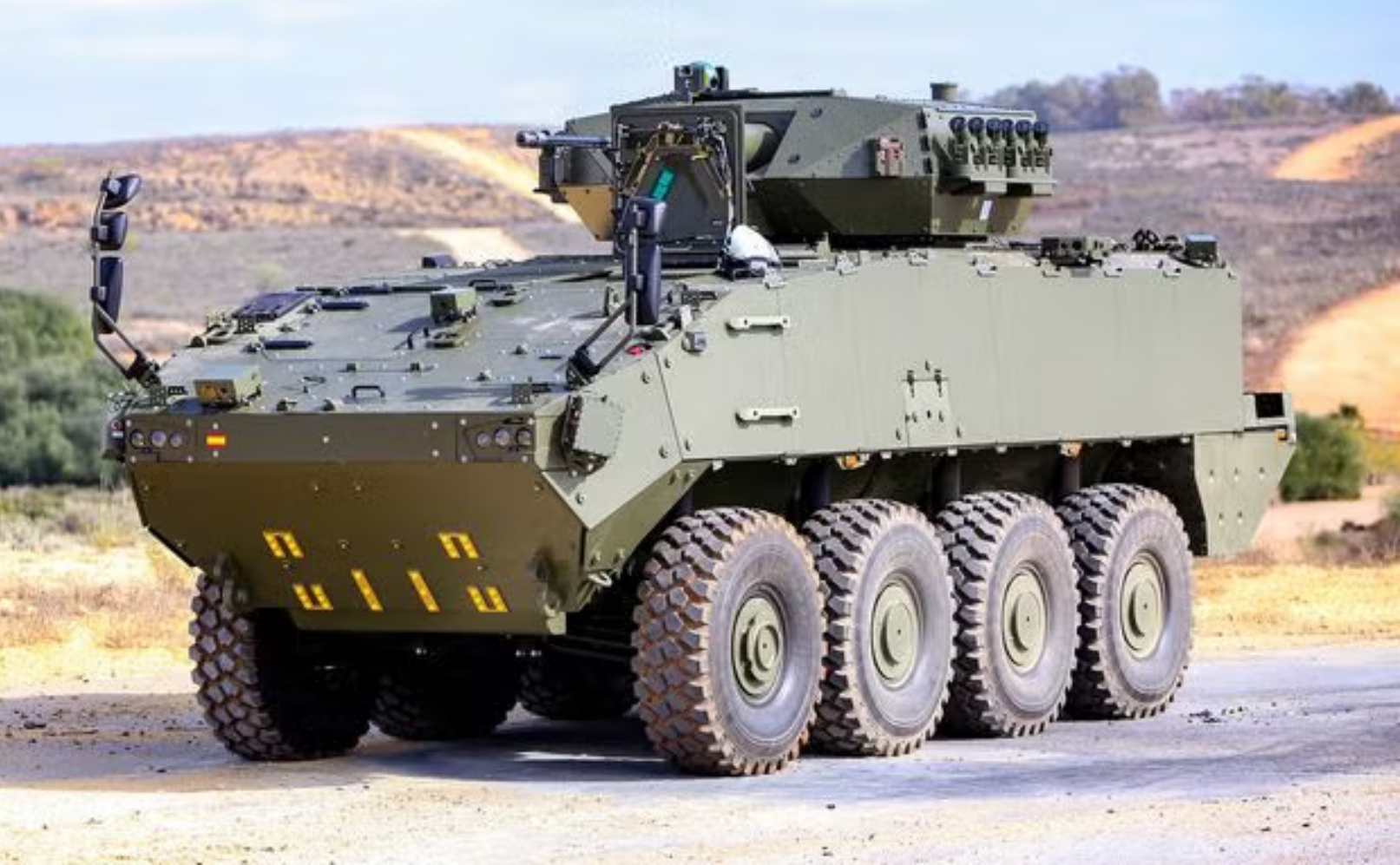 El VCR 8x8 Dragón, con una inversión superior a los 3.000 millones de euros, está en manos, entre otras empresas, de SAPA (Aperribay) y de EME (Escribano).