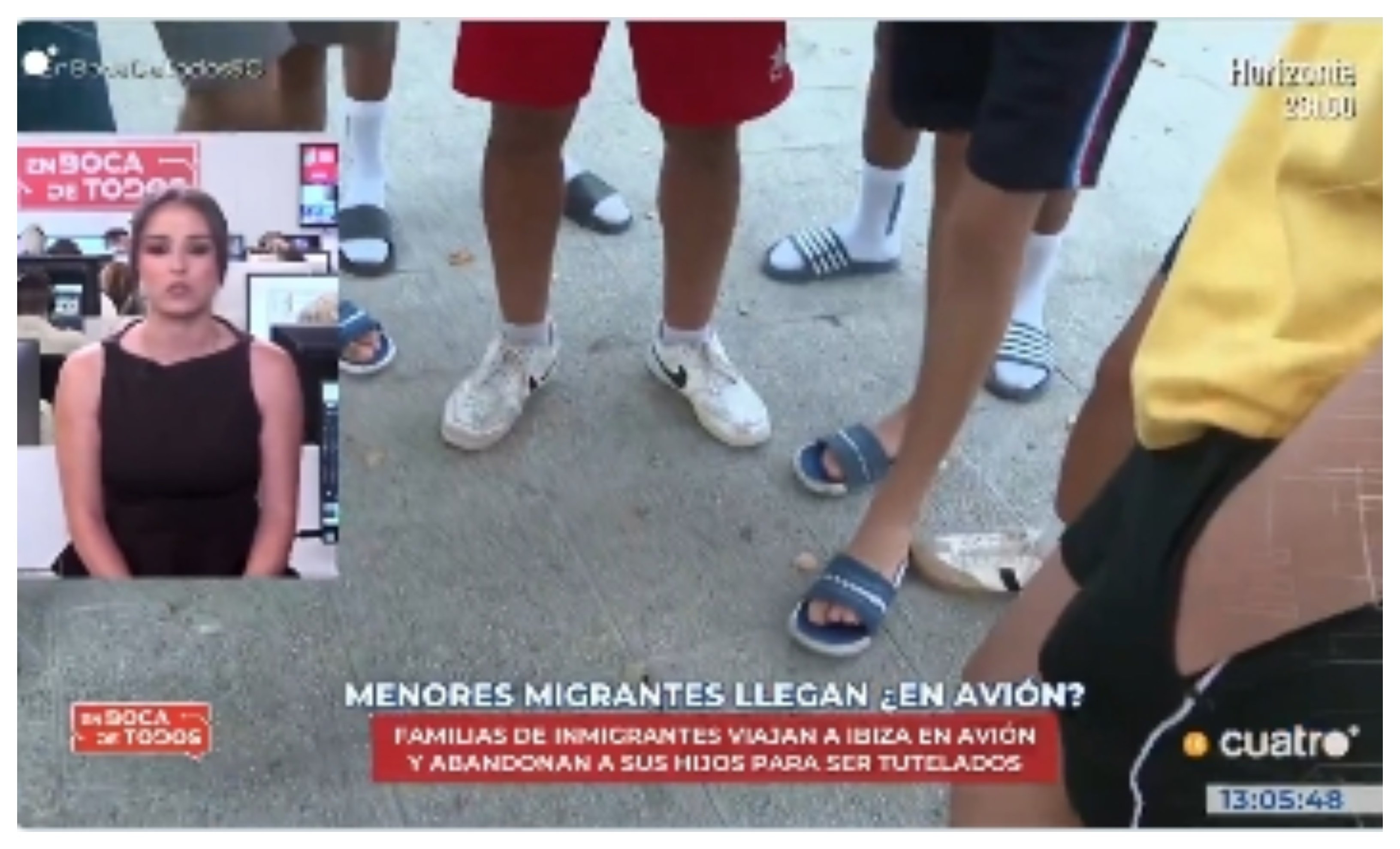 Familias de inmigrantes viajan a Ibiza en avión. Una vez allí, abandonan a sus hijos para que sean tutelados por el Estado español Familias de inmigrantes viajan a Ibiza en avión. Una vez allí, abandonan a sus hijos para que sean tutelados por el Estado español