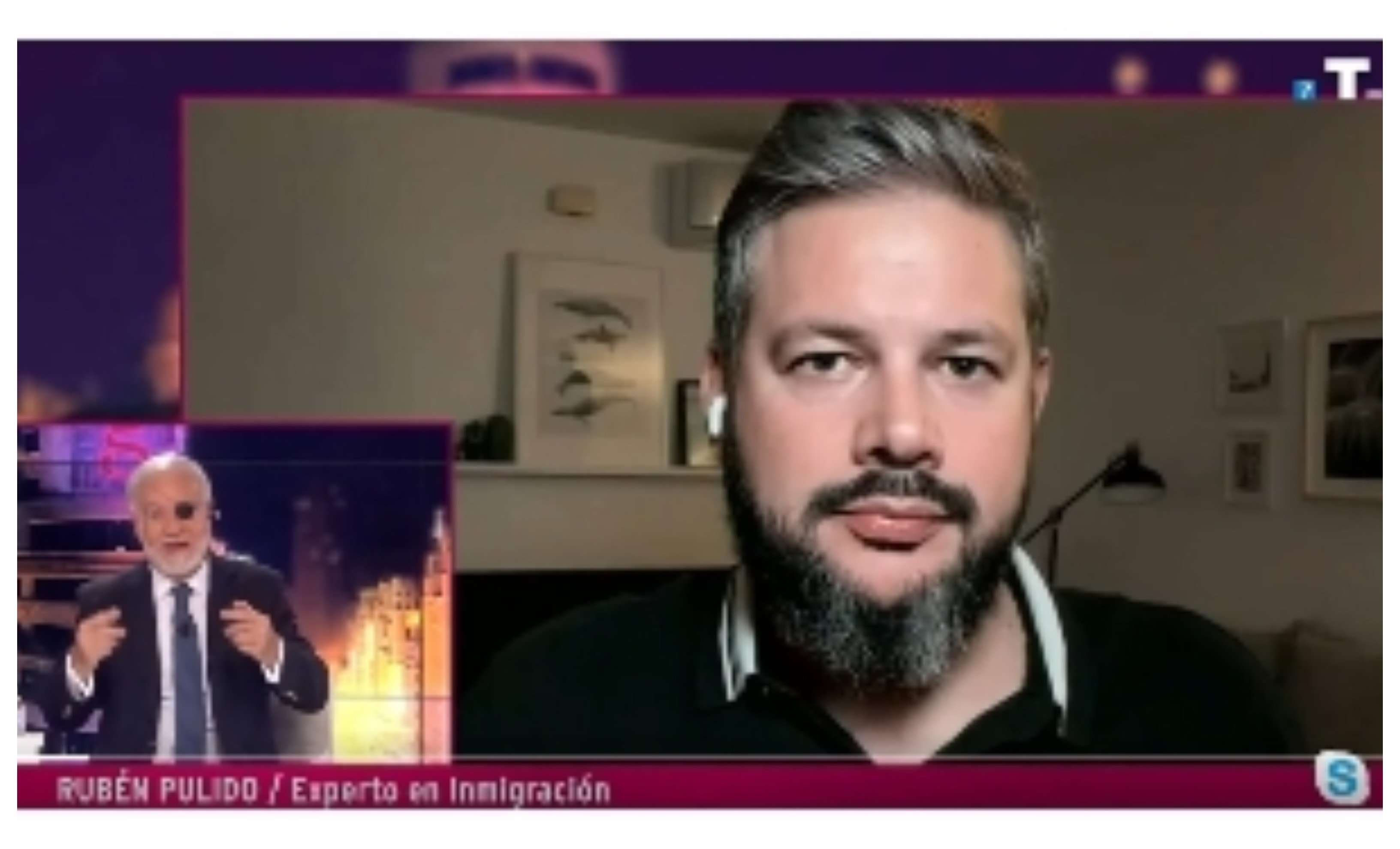 Rubén Pulido, acusado de “odio” por mostrar datos oficiales sobre la inmigración ilegal