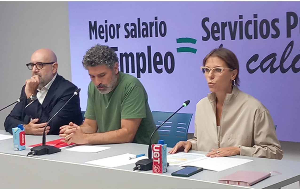 La secretaria general de UGT Servicios Públicos, Isabel Araque