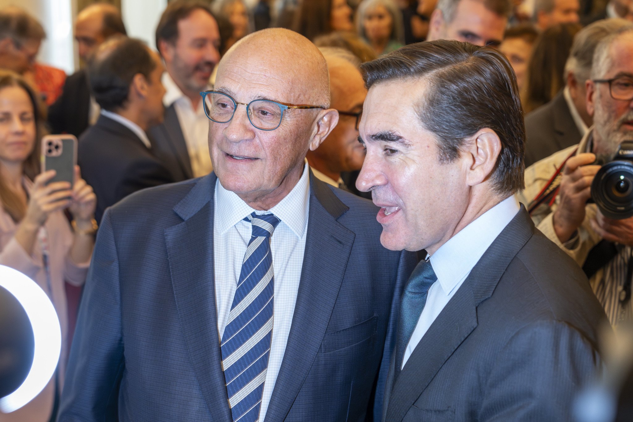 Josep Oliu y Carlos Torres / Foto: Pablo Moreno Josep Oliu y Carlos Torres / Foto: Pablo Moreno