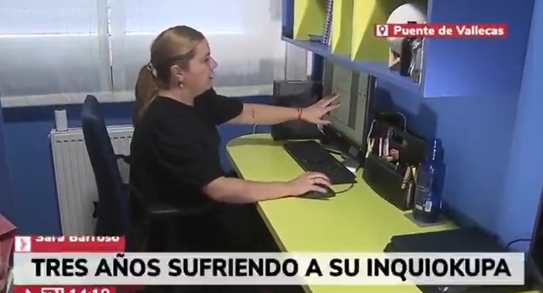 Sonia es vecina de Puente de Vallecas, desde hace dos años sufre a unos inquiokupas Sonia es vecina de Puente de Vallecas, desde hace dos años sufre a unos inquiokupas