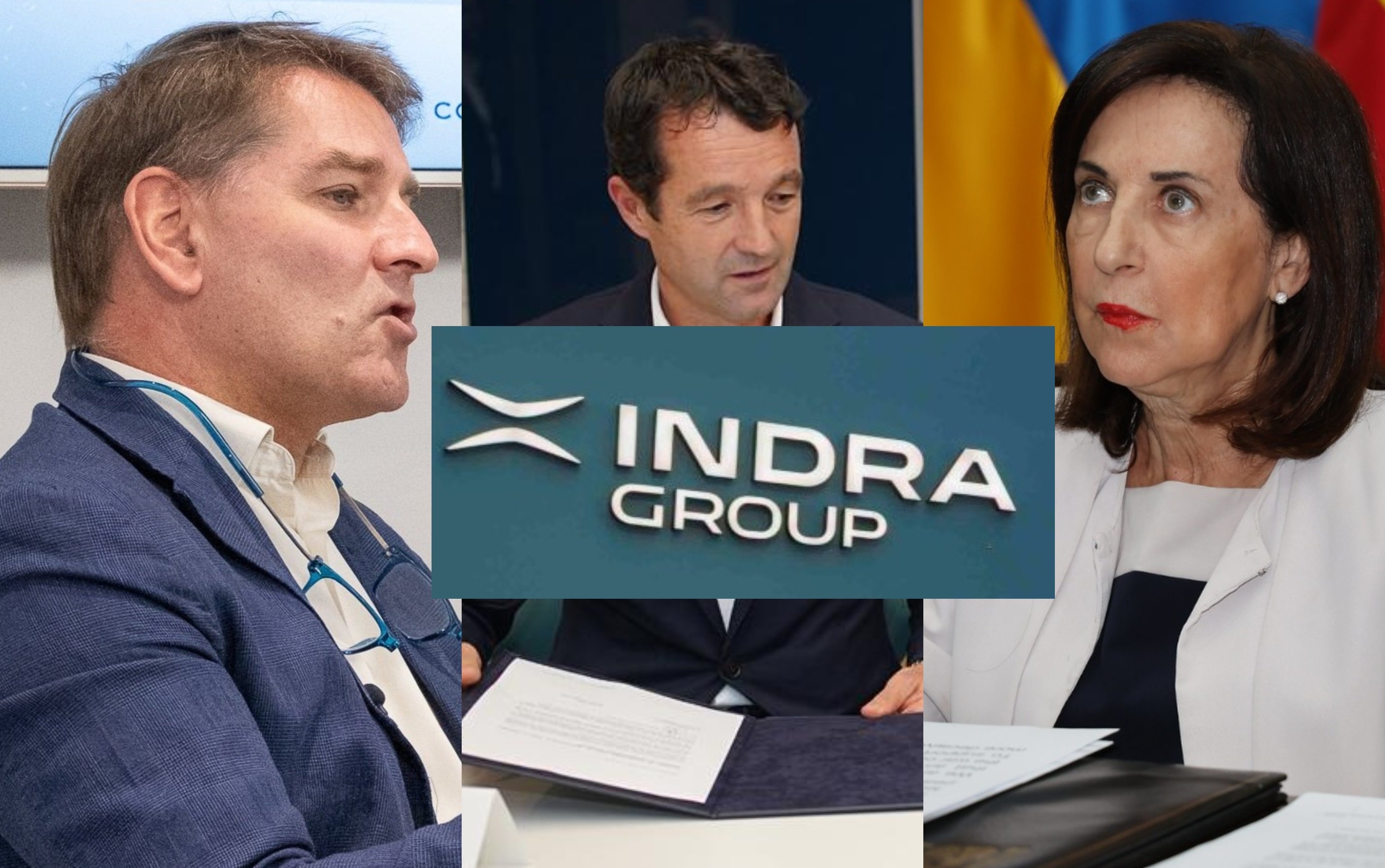 El monclovita, Manuel de la Rocha, continúa respaldando a los hermanos Escribano. Por contra, la titular de Defensa duda de la capacidad industrial de Indra-EME El monclovita, Manuel de la Rocha, continúa respaldando a los hermanos Escribano. Por contra, la titular de Defensa duda de la capacidad industrial de Indra-EME