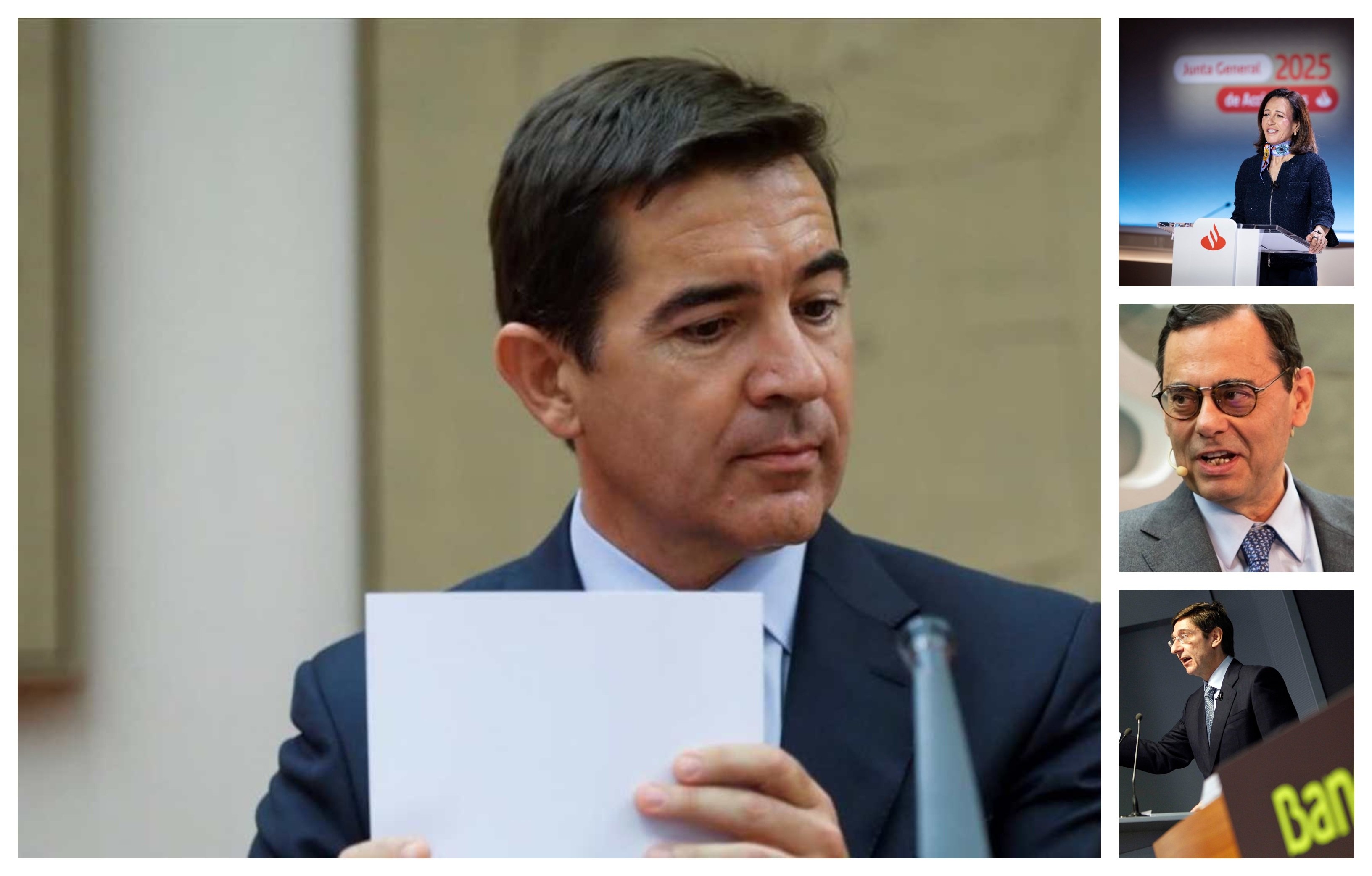 Se abren tres opciones: una fusión Santander-BBVA, Jaime Caruana nuevo presidente de BBVA o que Sánchez entregue el BBVA al PNV y se nombre presidente a José Ignacio Goirigolzarri Se abren tres opciones: una fusión Santander-BBVA, Jaime Caruana nuevo presidente de BBVA o que Sánchez entregue el BBVA al PNV y se nombre presidente a José Ignacio Goirigolzarri