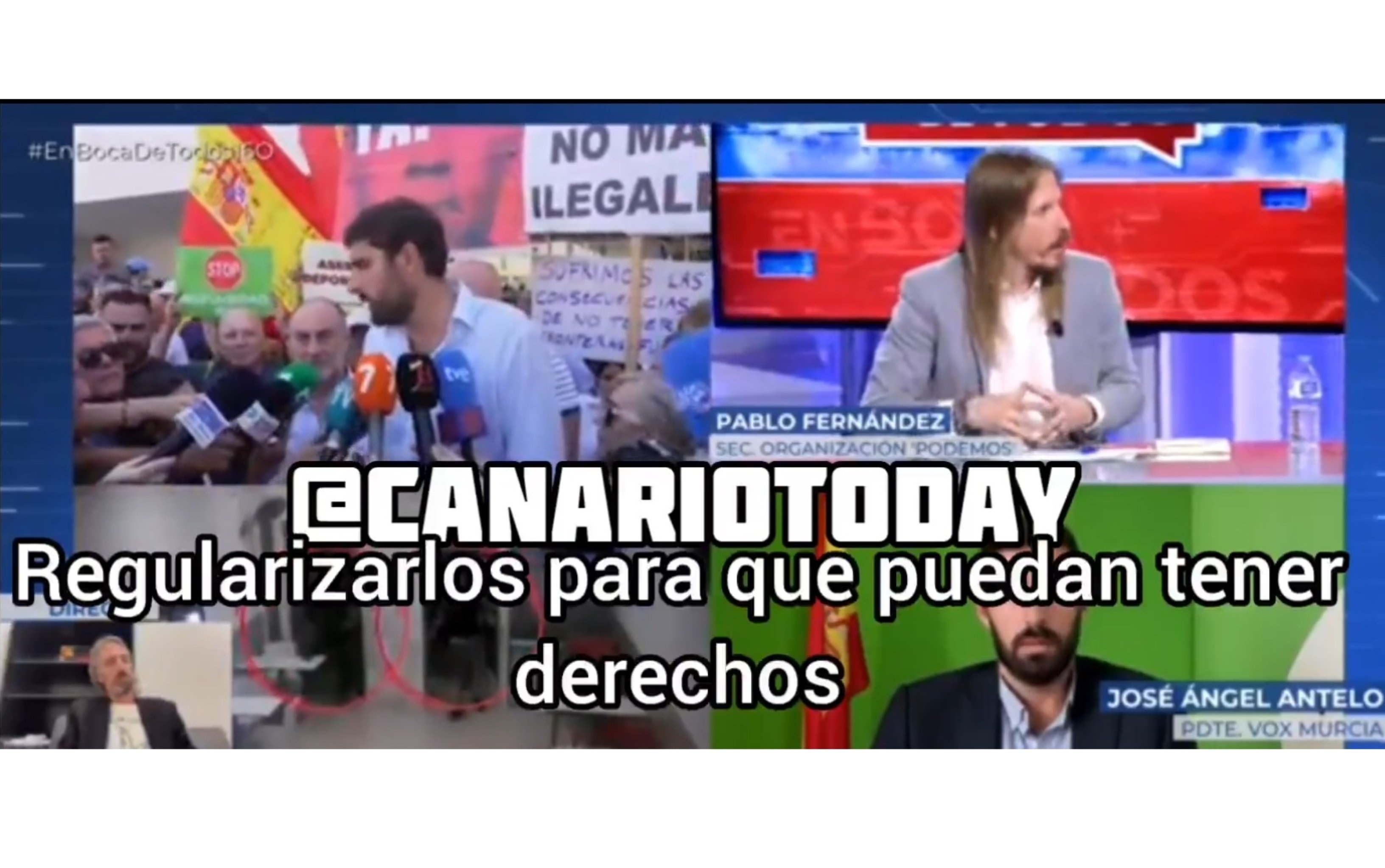 Pensamiento podemita: el inmigrante ilegal que delinca en España, que cumpla su condena en el país... y después, se le regularice: Pablo Fernández (Podemos)