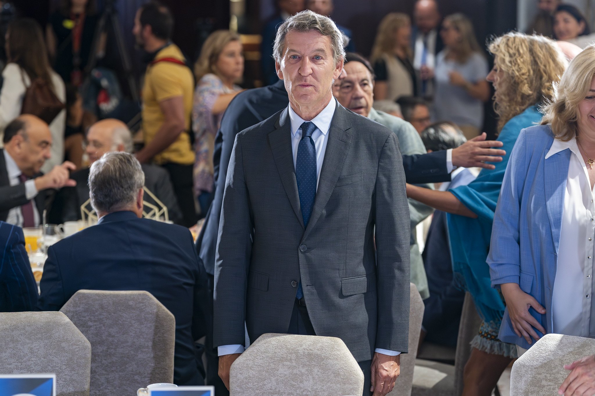 Alberto Núñez Feijóo no se compromete a reducir el gasto público si llega algún día a La Moncloa / Foto: Pablo Moreno Alberto Núñez Feijóo no se compromete a reducir el gasto público si llega algún día a La Moncloa / Foto: Pablo Moreno