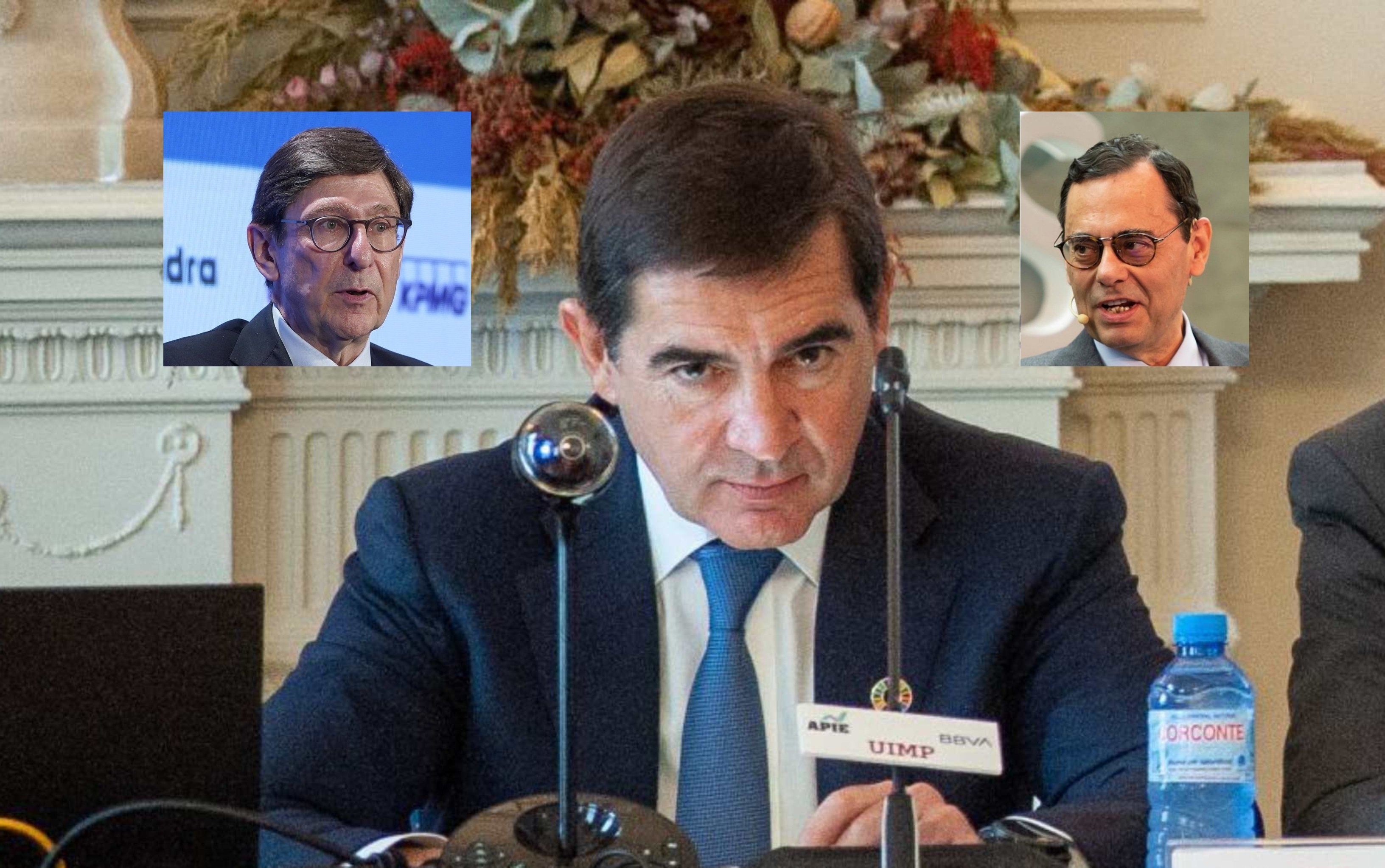 Tras su fracaso en la OPA sobre el Sabadell, Carlos Torres se niega a dimitir y dejar su puesto a los dos candidatos más lógicos, Jaime Caruana y José Ignacio Goirigolzarri Tras su fracaso en la OPA sobre el Sabadell, Carlos Torres se niega a dimitir y dejar su puesto a los dos candidatos más lógicos, Jaime Caruana y José Ignacio Goirigolzarri