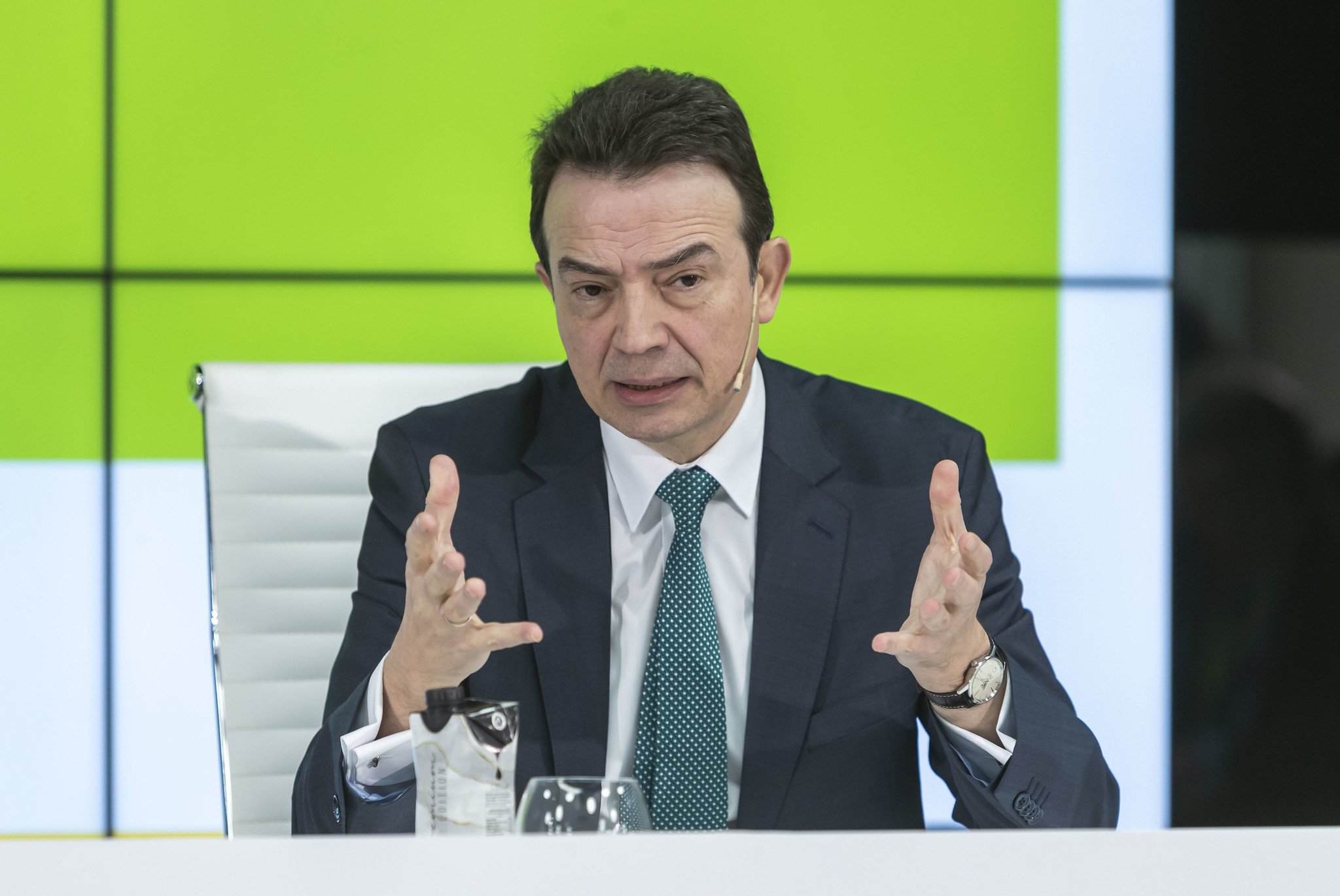 Arturo Gonzalo lo fía todo al ruinoso hidrógeno verde, pero sigue sin poner dinero y aprovechándose de ayudas públicas / Foto: Pablo Moreno