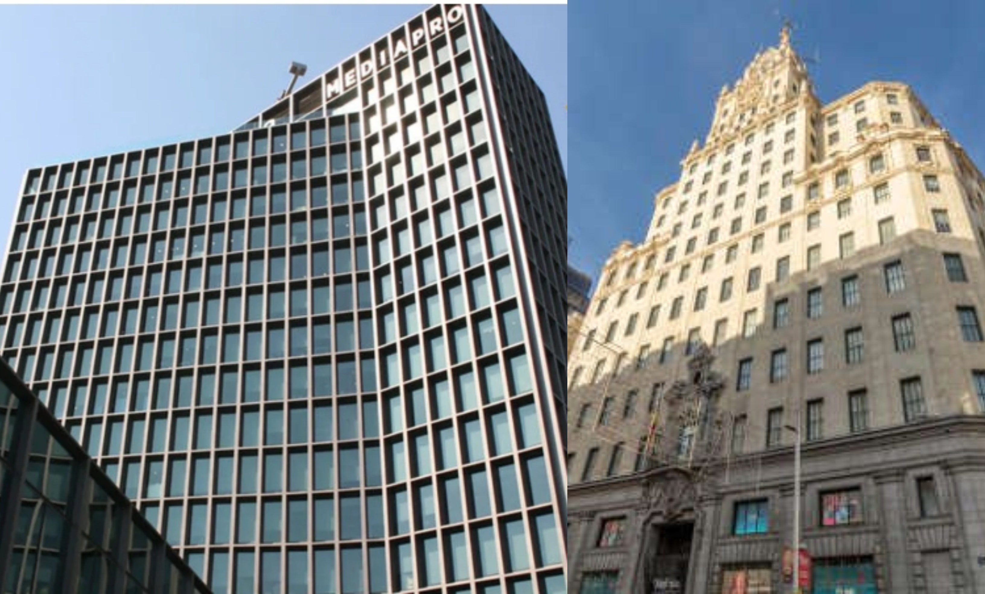 Sedes de Mediapro, en Barcelona y de Telefónica, en la Gran Vía madrileña Sedes de Mediapro, en Barcelona y de Telefónica, en la Gran Vía madrileña