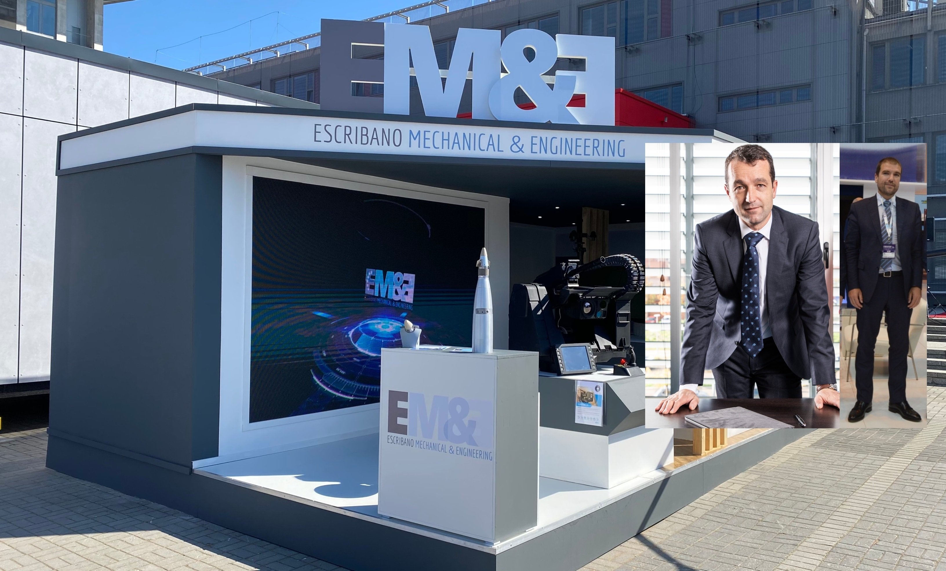 Ojo, porque estamos hablando de facturación, no de beneficio, lo que hace todavía más inverosímil la revalorización repentina de EM&E, la empresa de los hermanos Escribano, Ángel y Javier, presidente de INDRA y presidente de EM&E, respectivamente / Foto: elaboración propia