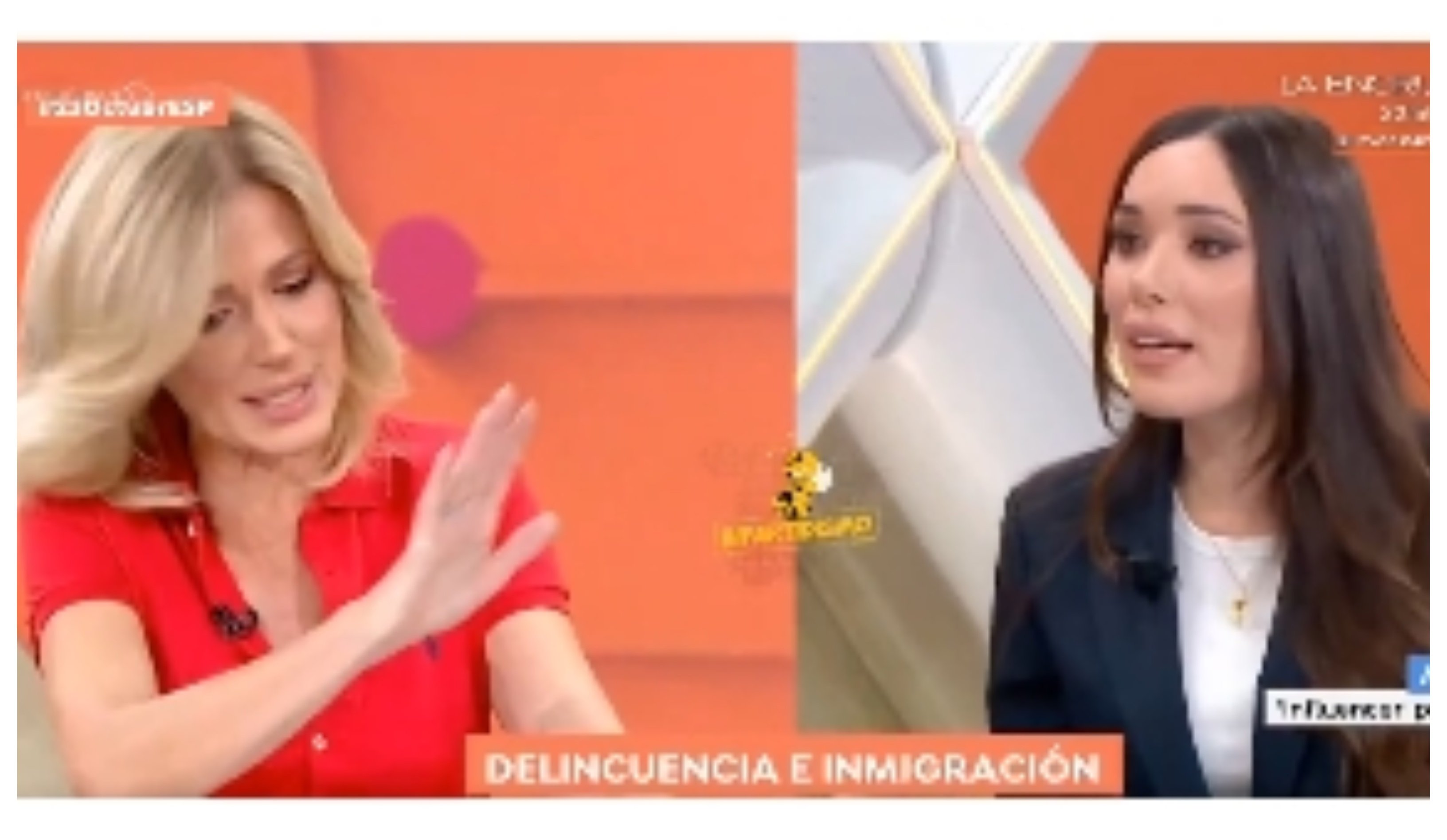 Susanna Griso se enfada: no le gusta que la influencer Ada Lluch muestre en su programa cifras oficiales que relacionan la inmigración ilegal con la delincuencia. ¡Cómo se atreve!