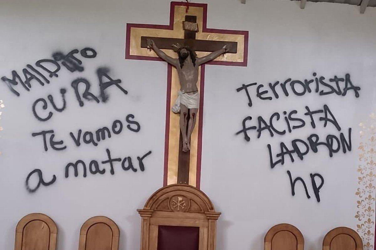 La iglesia que fue atacada en Venezuela está dedicada a San Juan Pablo II La iglesia que fue atacada en Venezuela está dedicada a San Juan Pablo II