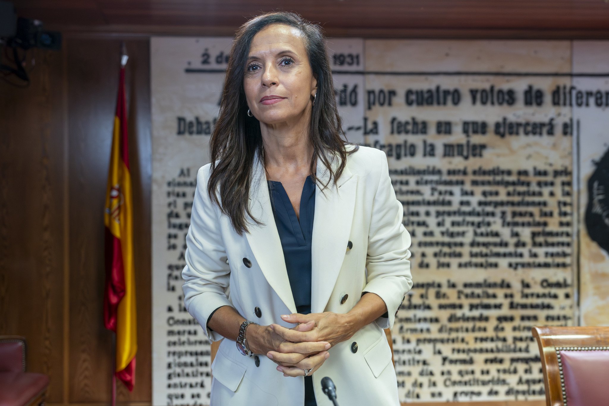 La exministra Beatriz Corredor insiste en culpar a las eléctricas del apagón, a pesar de que muchos aluden a que la causa fue la falta de programación de capacidad síncrona, o sea, responsabilidad de Redeia / Foto: Pablo Moreno
