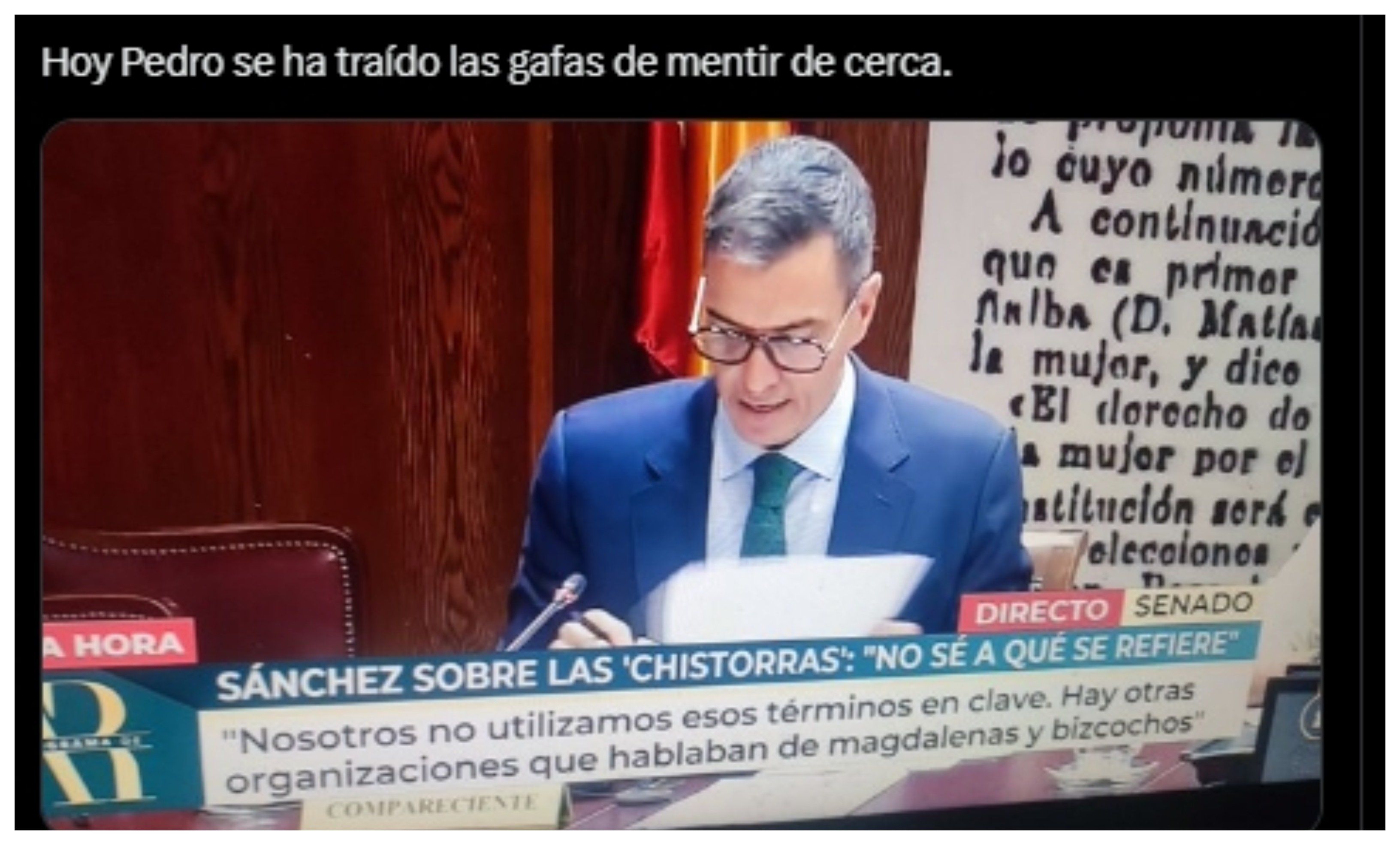 Las gafas de mentir de cerca