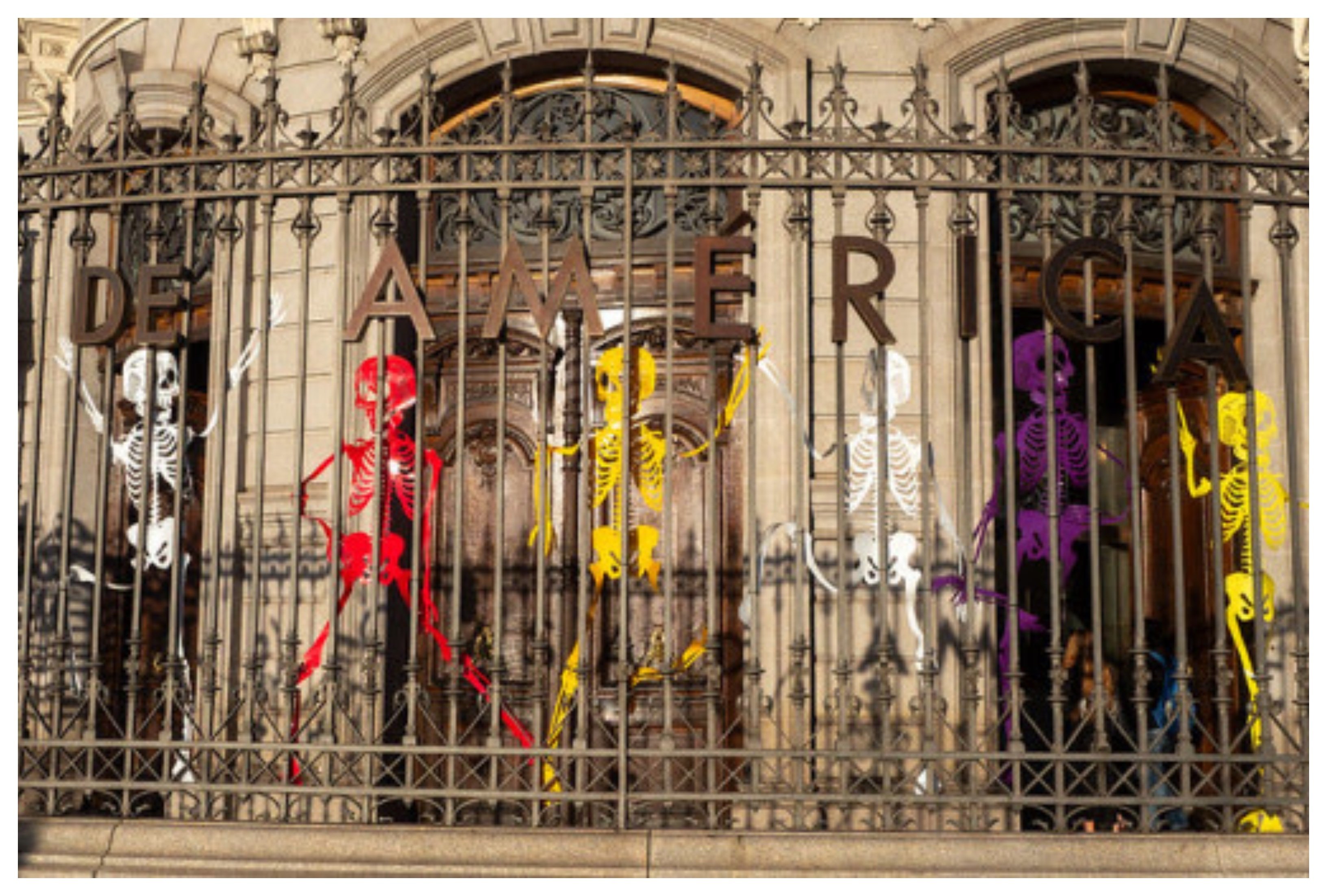 Si quitas la vida eterna sólo te queda la muerte. Como a los mexicanos y a la española Casa de América Si quitas la vida eterna sólo te queda la muerte. Como a los mexicanos y a la española Casa de América