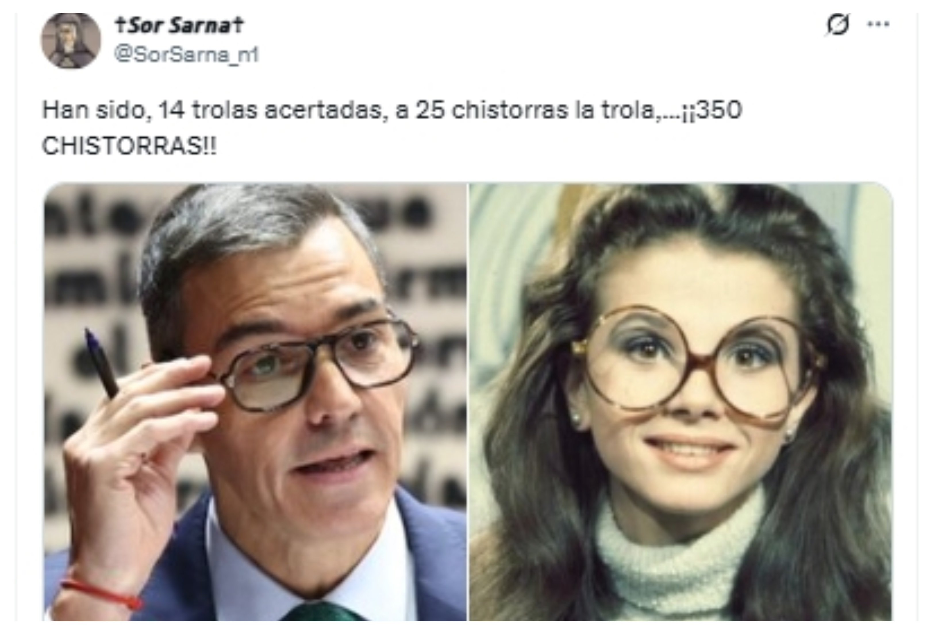 'Un, dos, tres'... ¡Sánchez! 'Un, dos, tres'... ¡Sánchez!