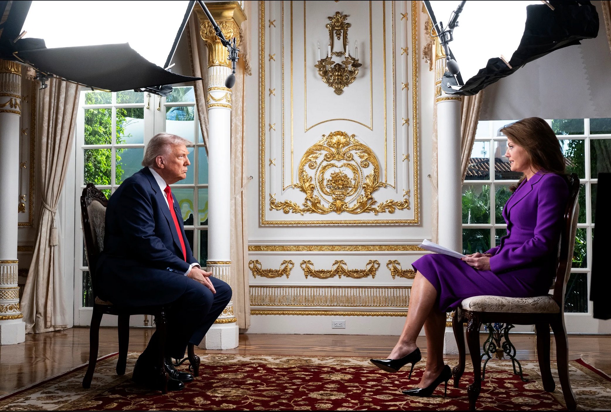 El presidente de EEUU, Donald Trump, ha sido entrevistado por la cadena CBS El presidente de EEUU, Donald Trump, ha sido entrevistado por la cadena CBS