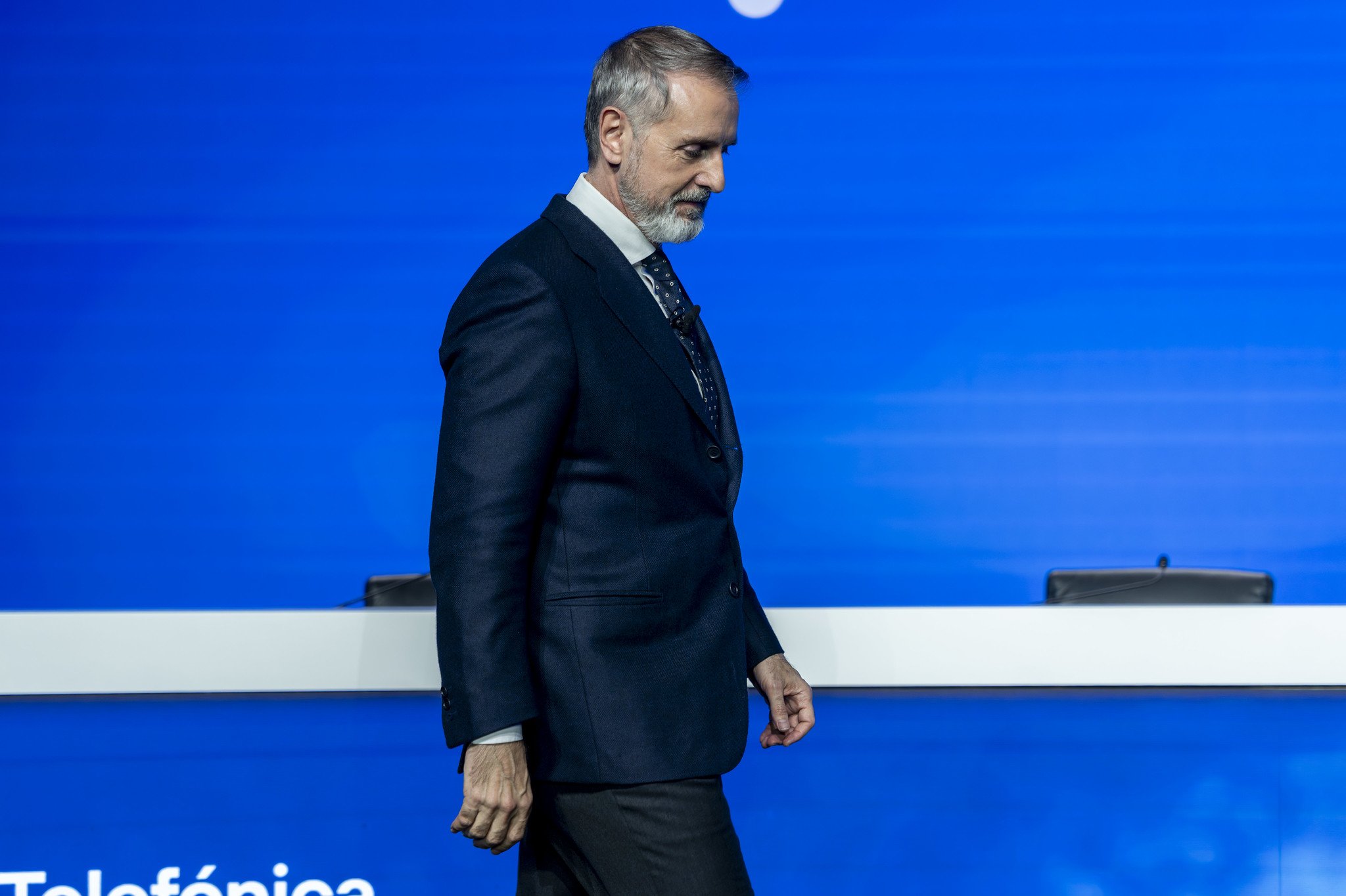 Marc Murtra, presidente ejecutivo de Telefónica, durante la presentación del Plan Estratégico a la pensa / Foto: Pablo Moreno Marc Murtra, presidente ejecutivo de Telefónica, durante la presentación del Plan Estratégico a la pensa / Foto: Pablo Moreno