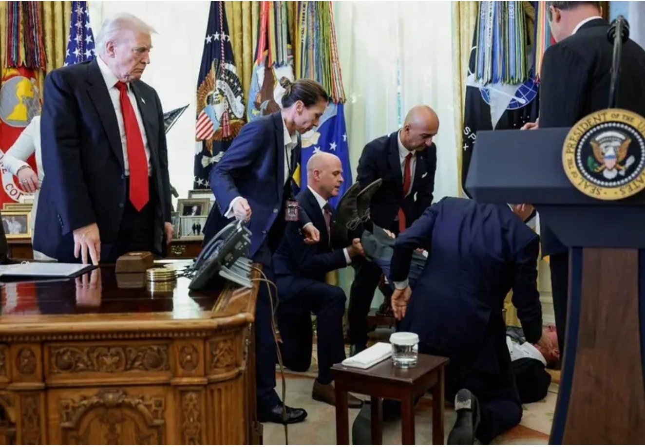 Gordon Findley, de Novo Nordisk, sufría un desmayo provocado por un mareo