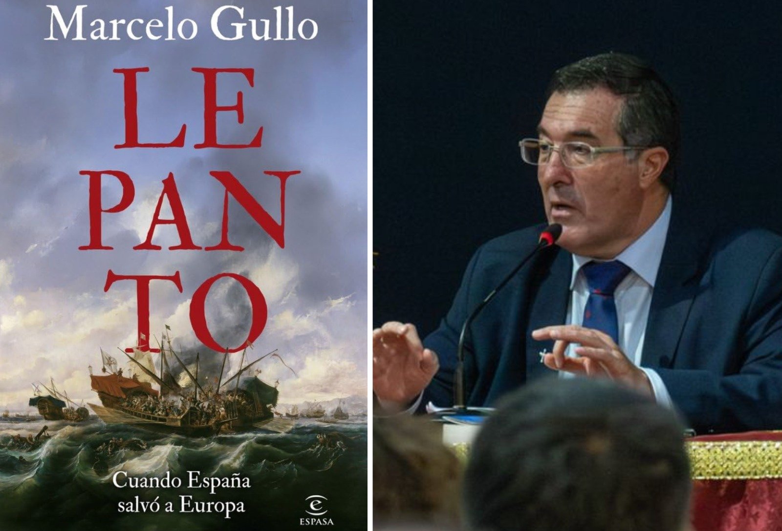 Ante una sala abarrotada en pleno centro de Madrid, el historiador Marcelo Gullo presentó su nuevo libro 'Lepanto. Cuando España salvó a Europa', al tiempo que defendió el papel de nuestro país en la historia
