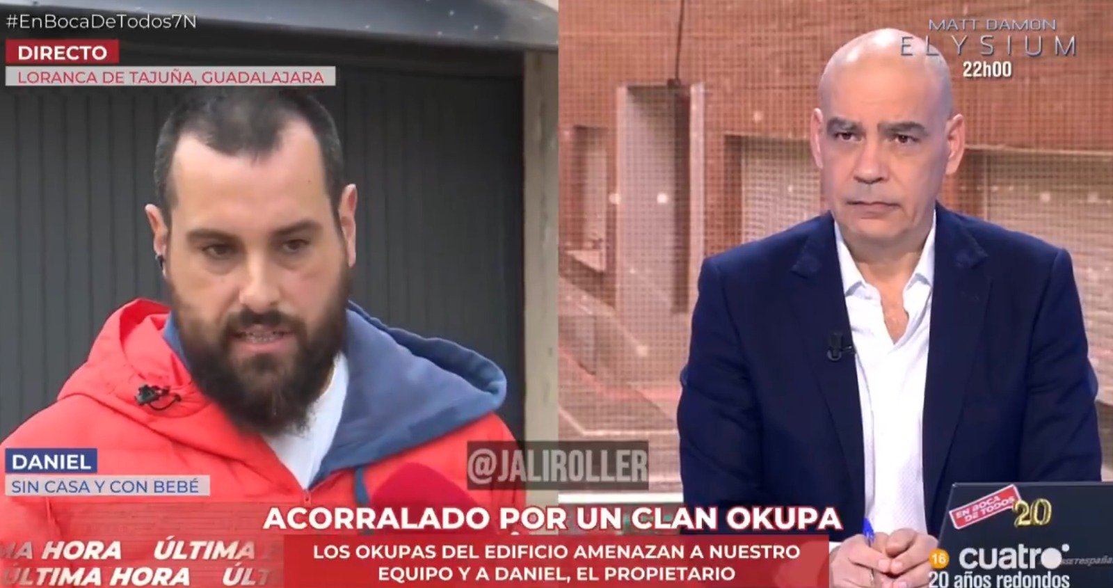 El programa 'En Boca de Todos' se ha desplazado hasta la zona y ha intentado hablar con los okupas, pero se han mostrado "muy violentos" El programa 'En Boca de Todos' se ha desplazado hasta la zona y ha intentado hablar con los okupas, pero se han mostrado "muy violentos"