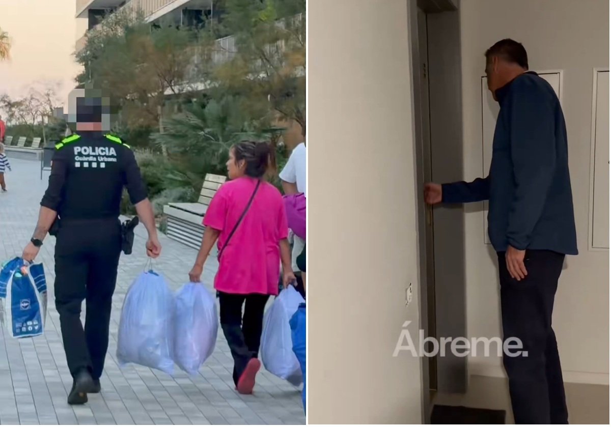 Al enterarase de la situación, Albiol, junto con agentes de la Guardia Urbana de Badalona, se personaron en el piso para apoyar a los vecinos